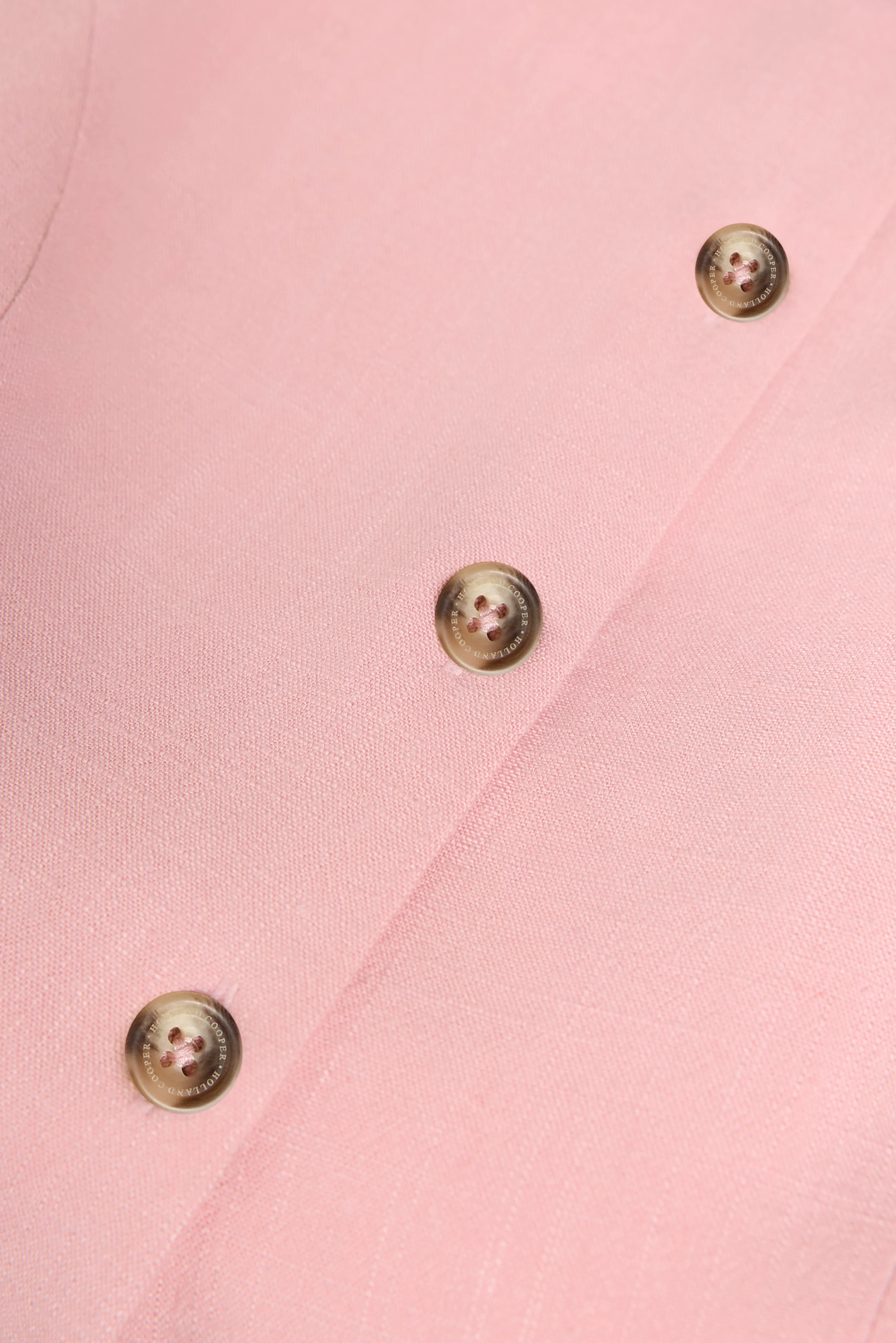 Richmond Waistcoat (Pink Linen) - Image 7