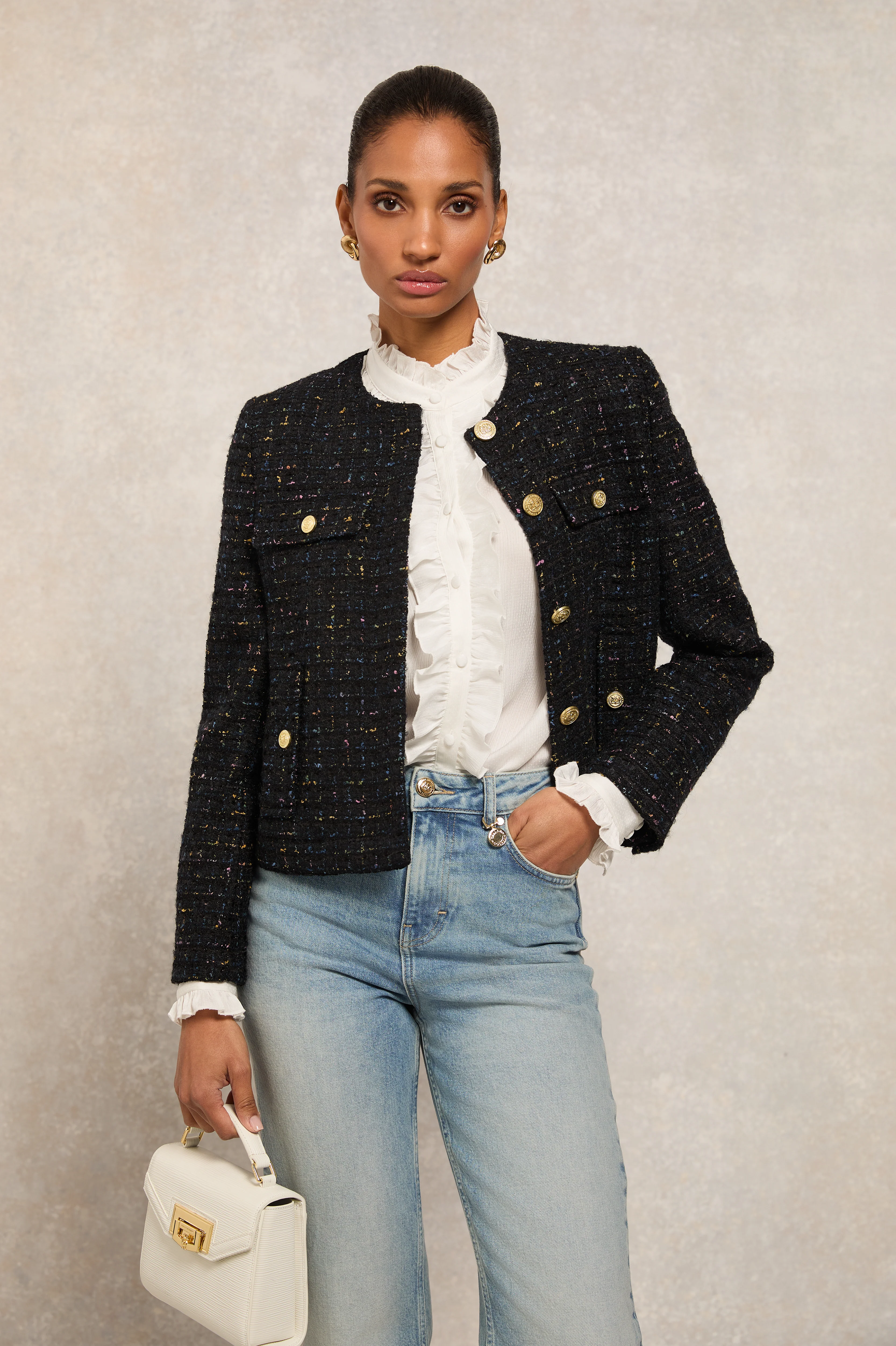 Ruby Ruffle Shirt (White) - Image 5