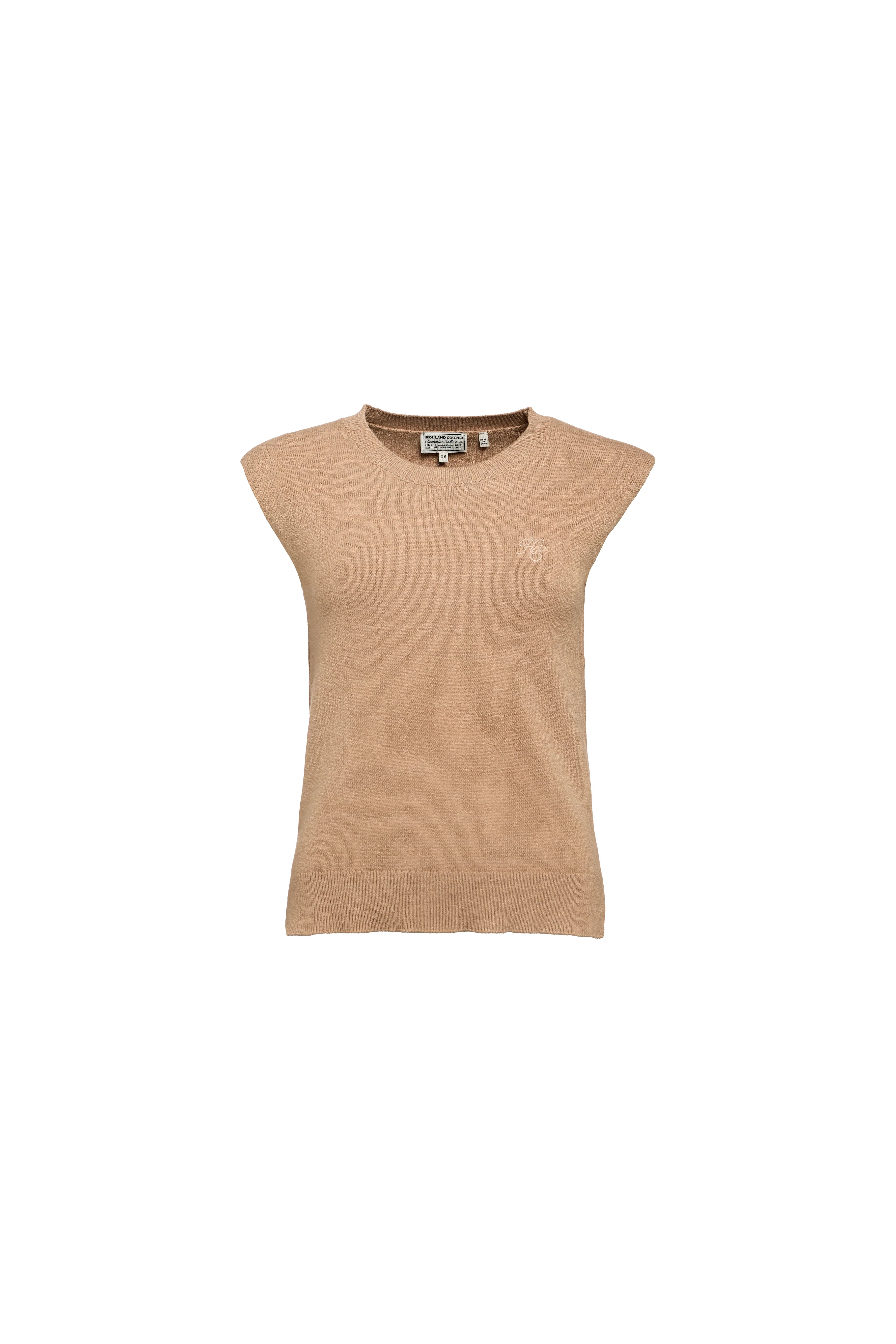Sarah Knitted Tank (Camel) - Image 4