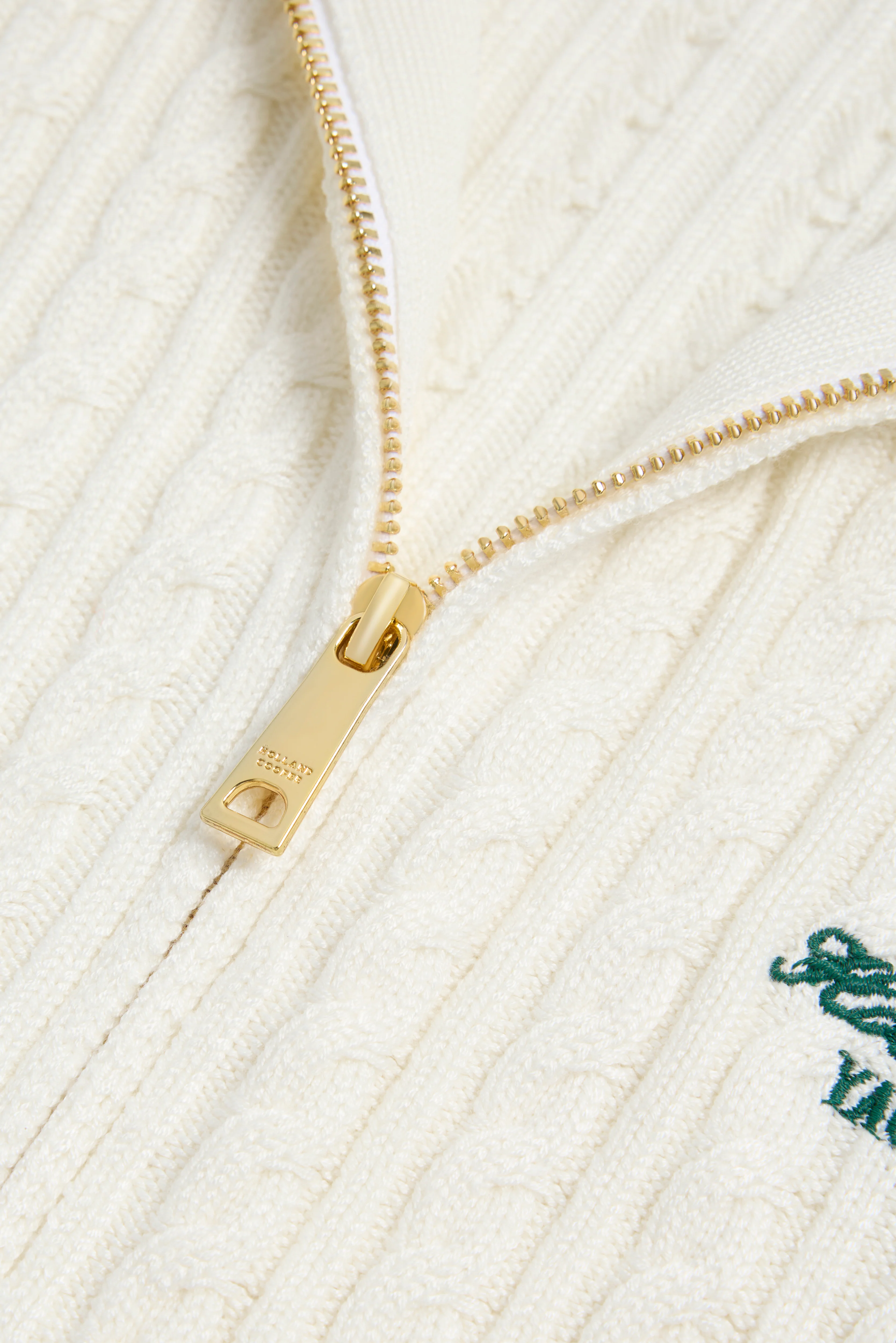 Seattle Zip Through Cardigan (Natural) - Image 8