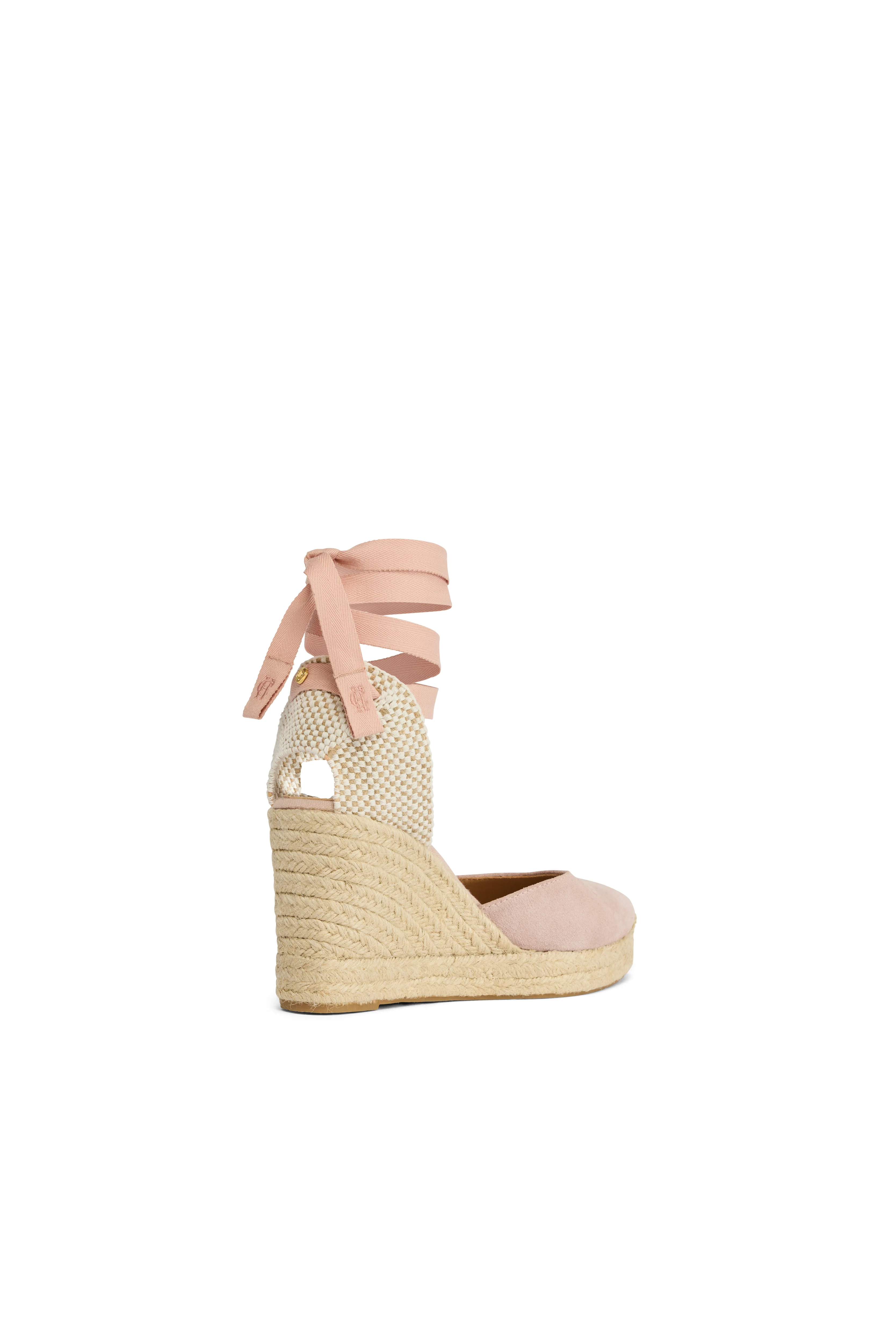 Seville Wedge Espadrille (Blush Pink) - Image 6