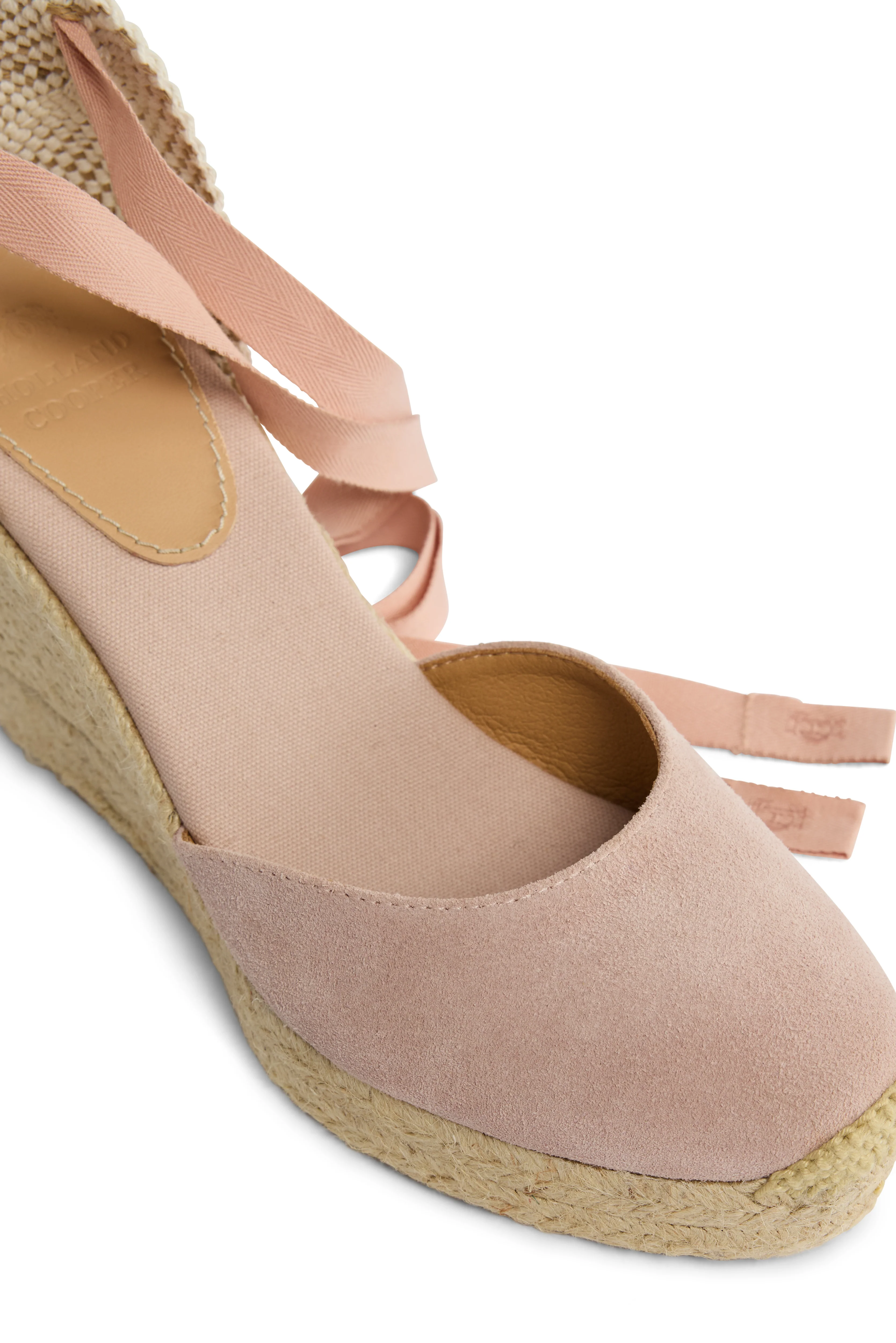Seville Wedge Espadrille (Blush Pink) - Image 7