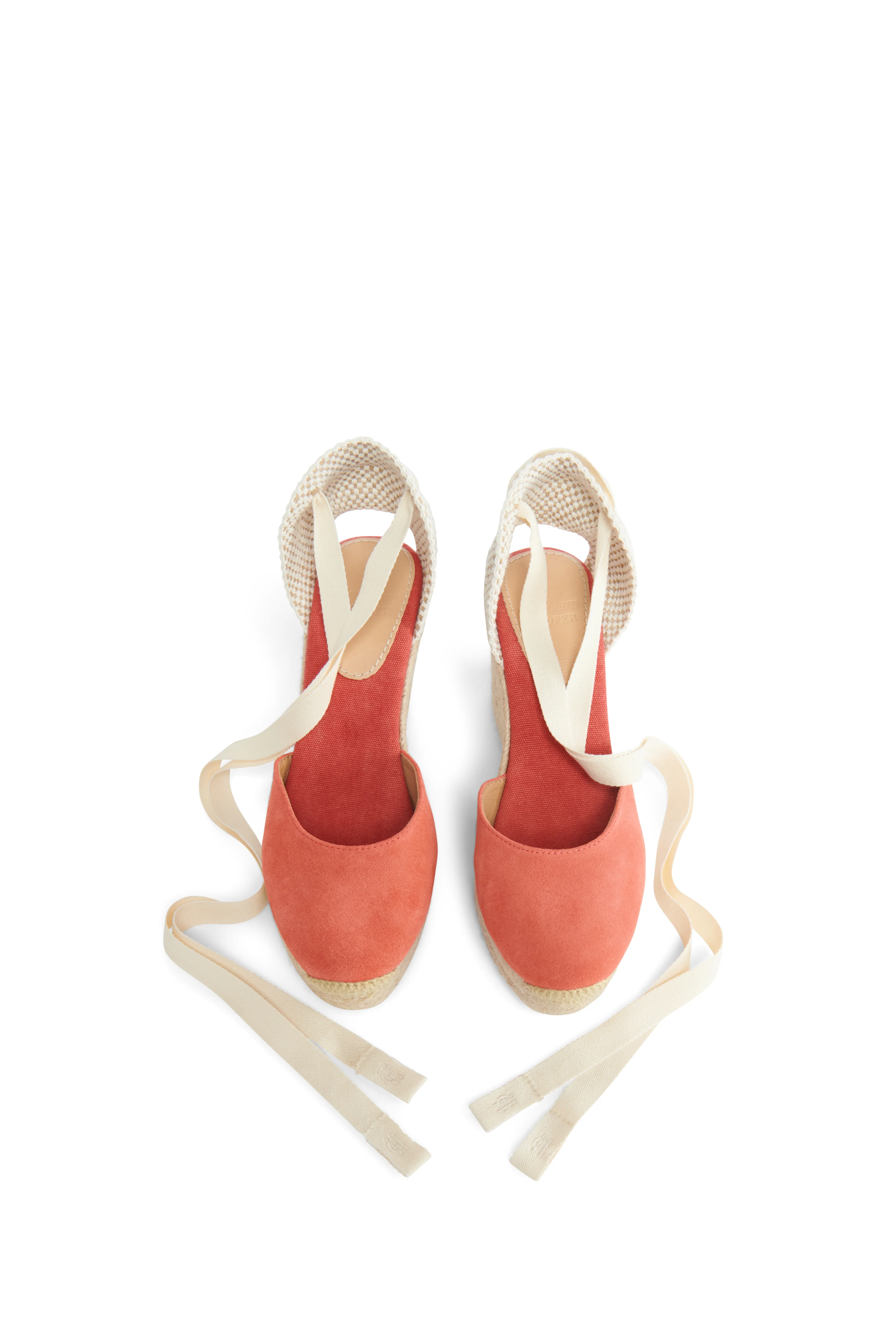 Seville Wedge Espadrille (Coral) - Image 5