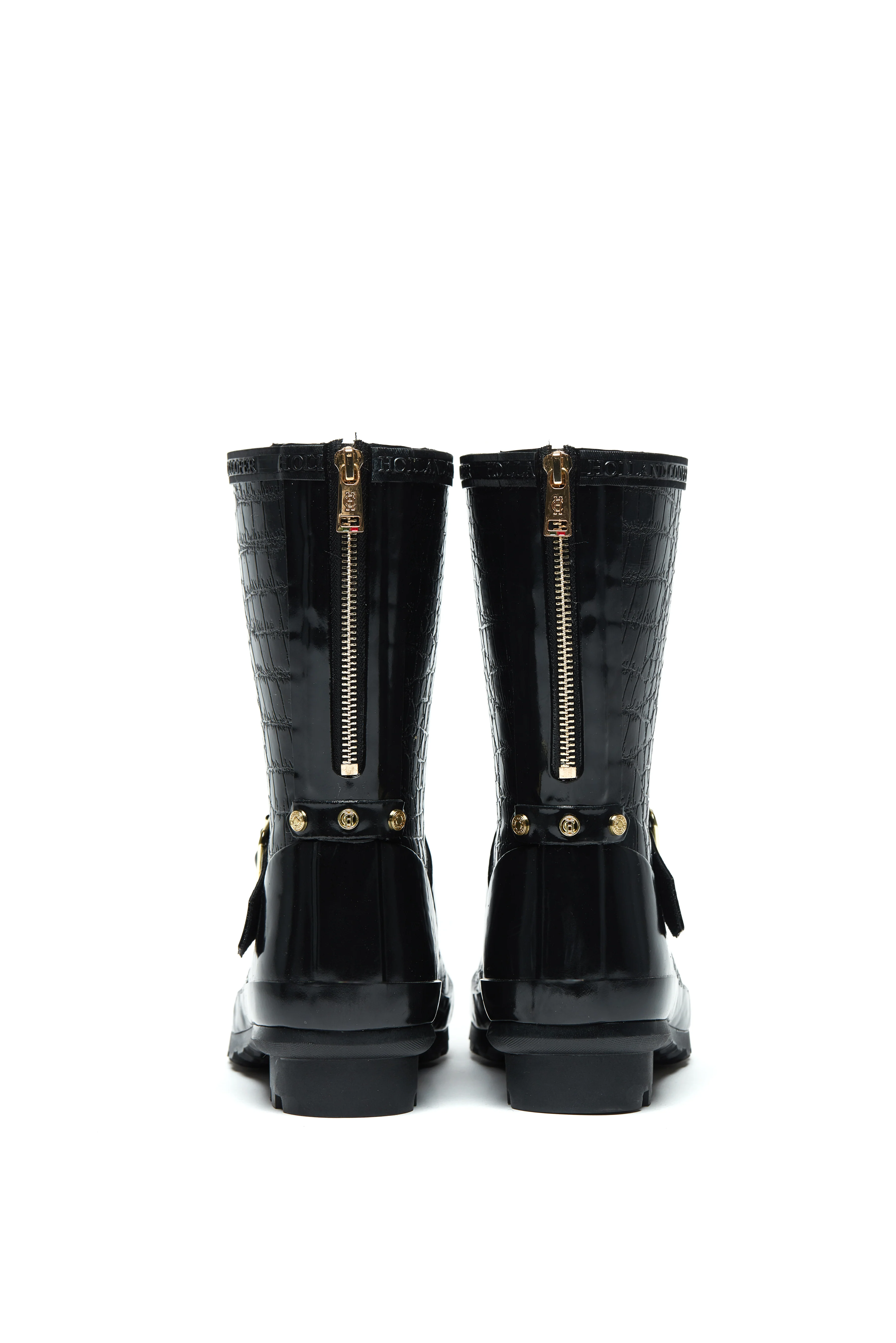 Sherpa Lined Chelsea Wellington (Black Croc) - Image 11