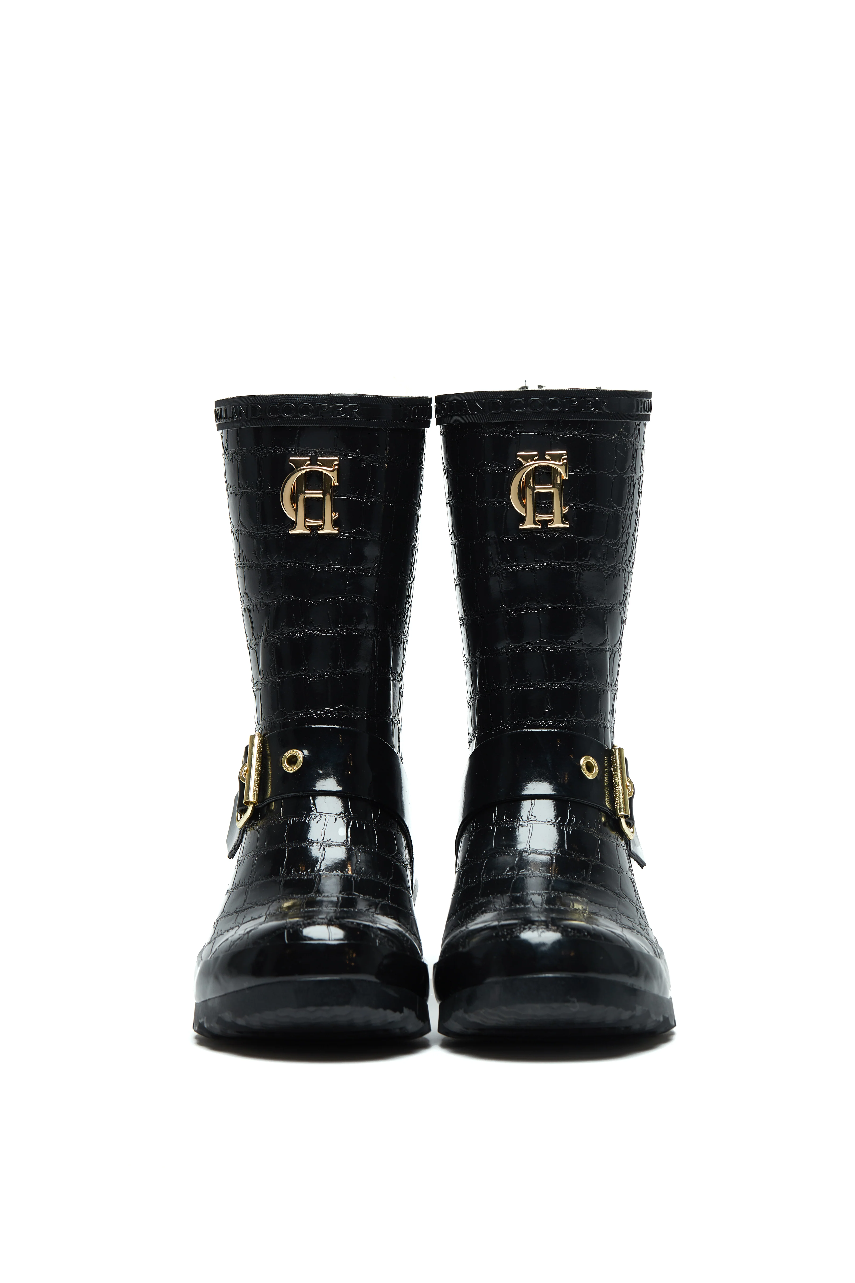 Sherpa Lined Chelsea Wellington (Black Croc) - Image 12