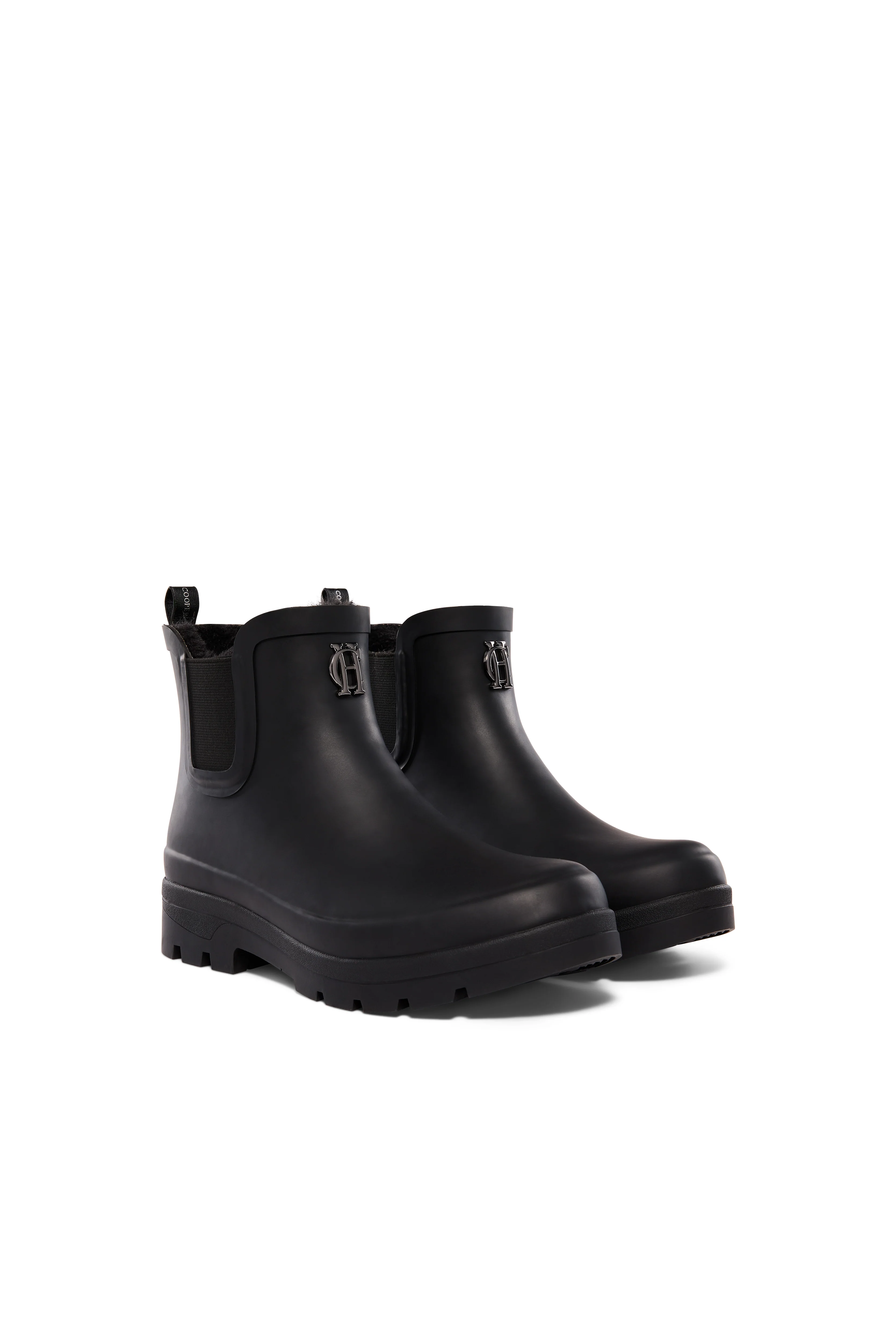 Sherpa Lined Chunky Chelsea Wellington (Black) - Image 4