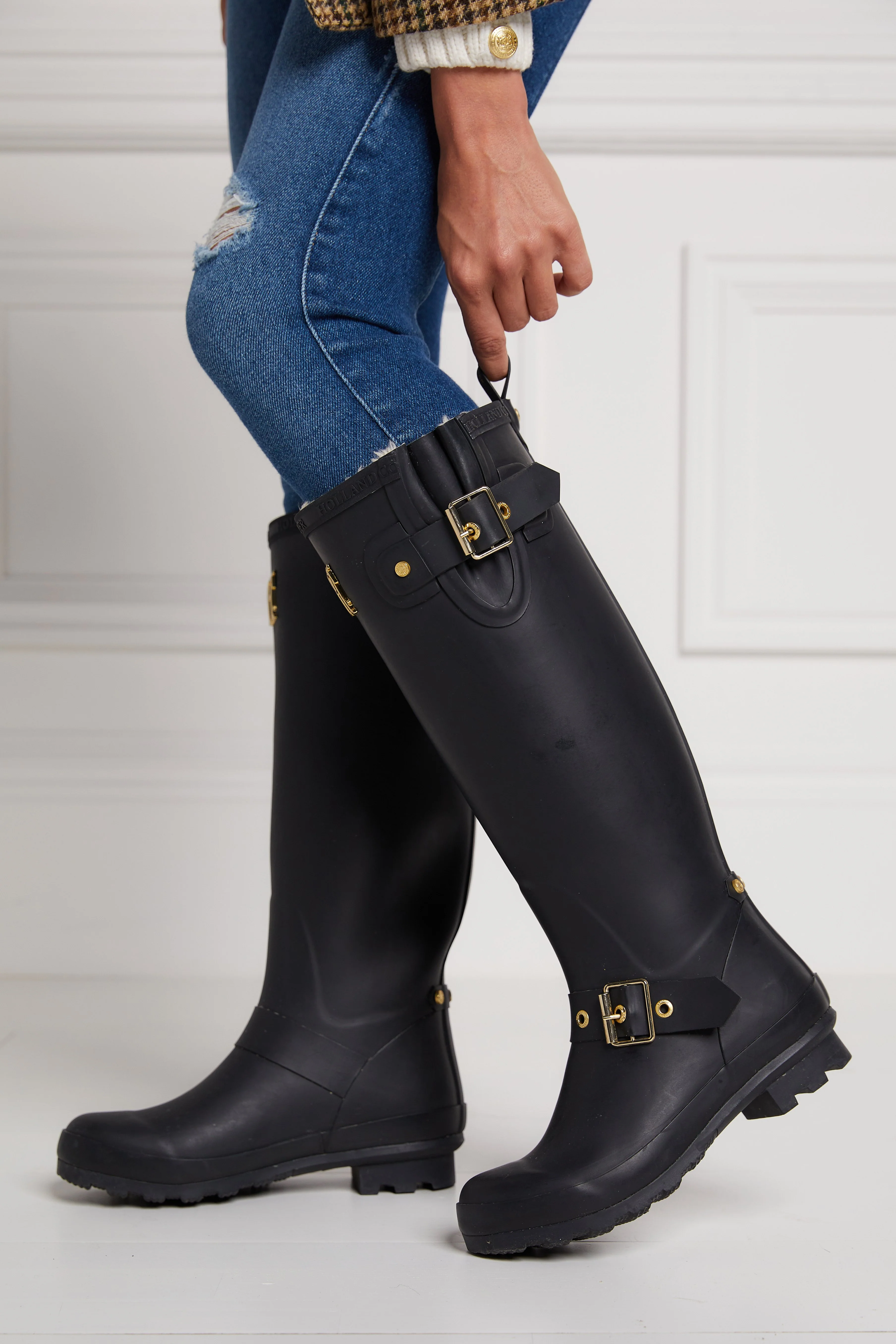 Sherpa Lined Regency Wellington (Matte Black) - Image 6