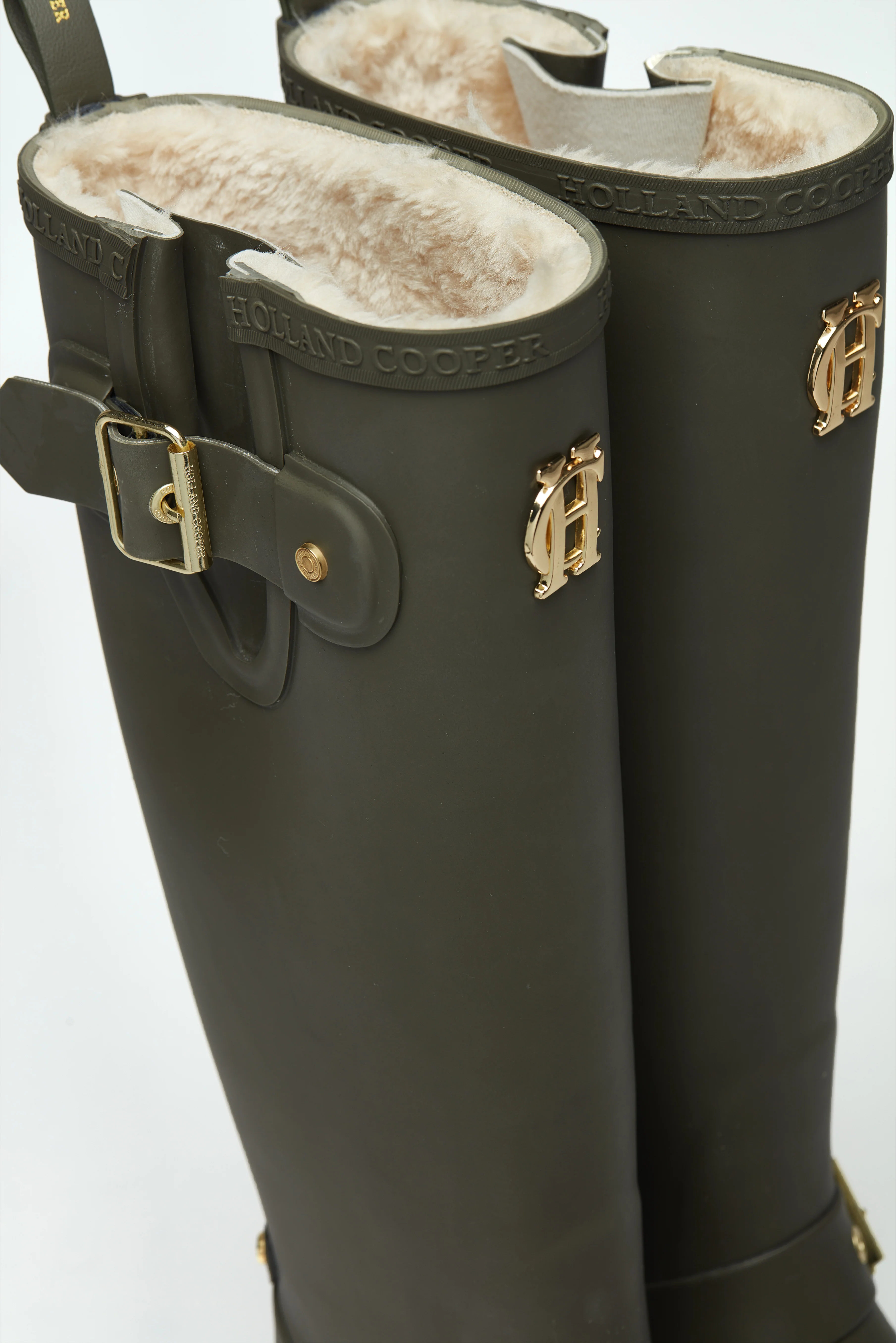 Sherpa Lined Regency Wellington (Matte Green) - Image 7