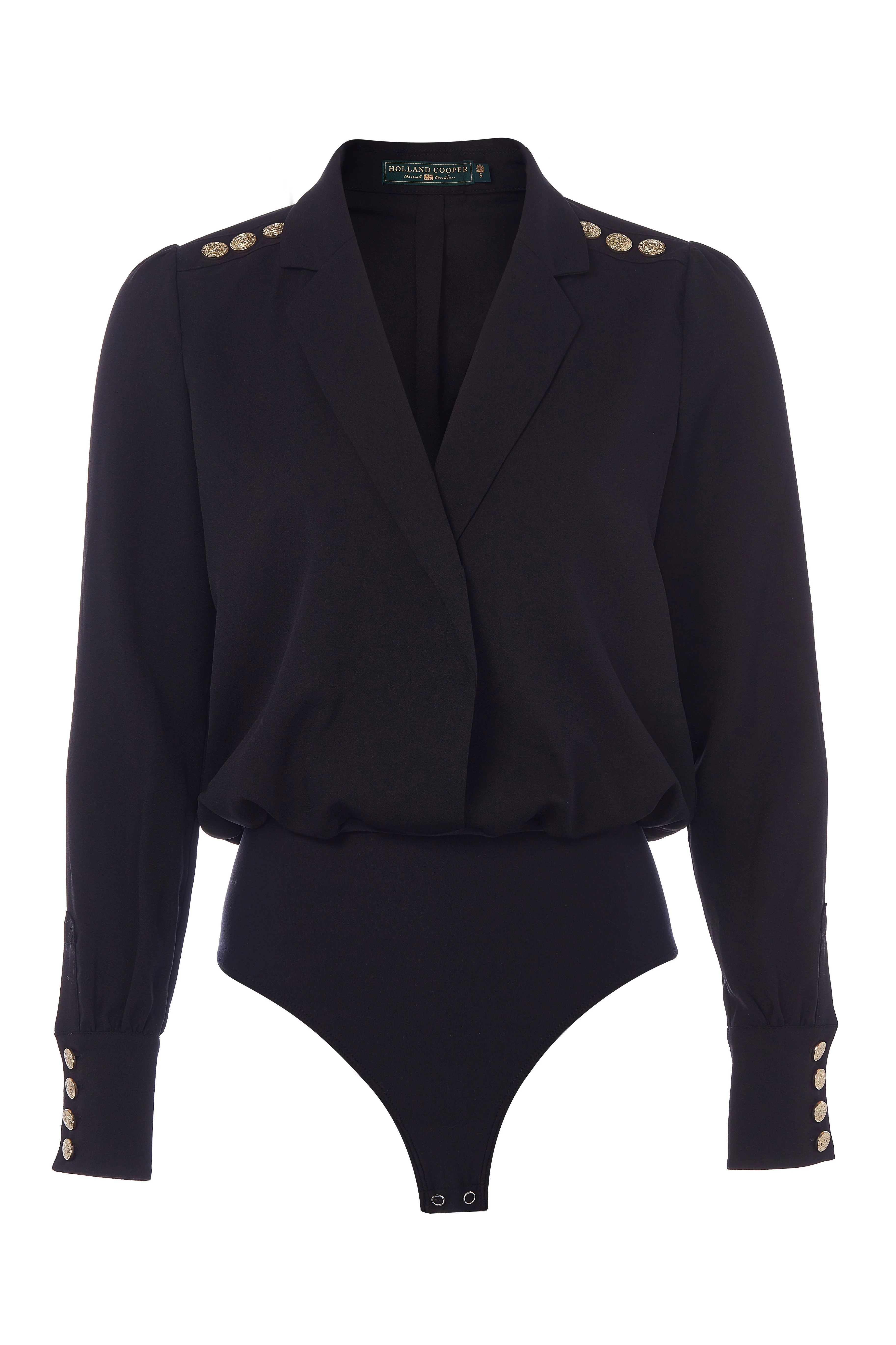 Shirt Bodysuit (Black) - Image 5