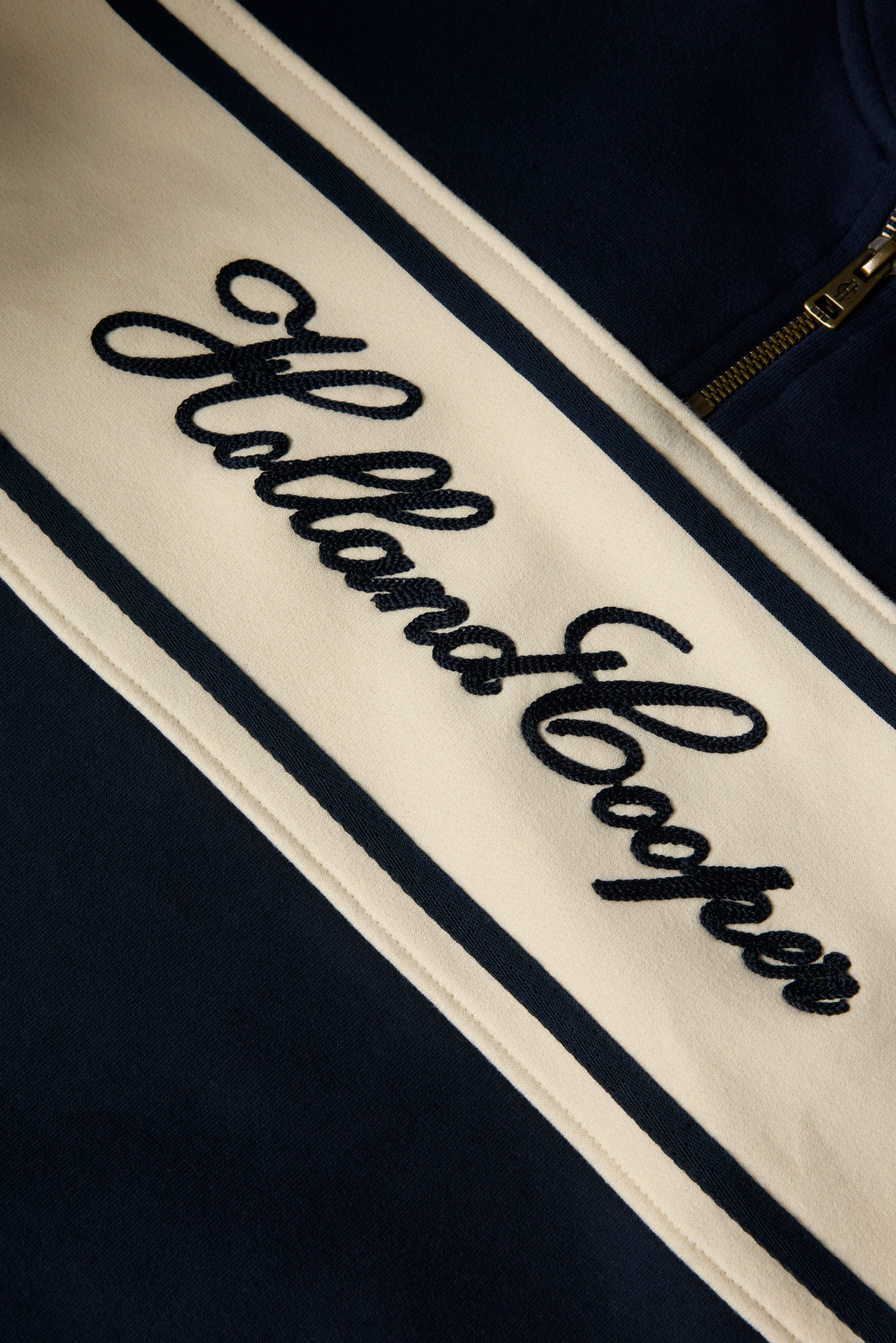 Signature Quarter Zip Sweat (Ink Navy) - Image 10