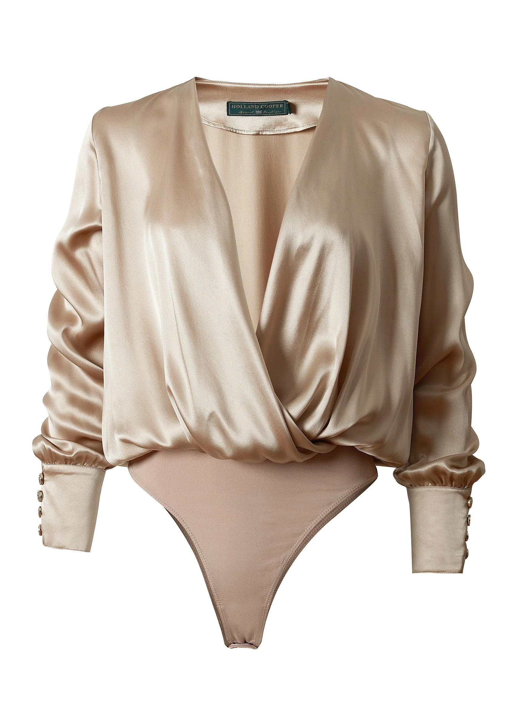 Silk Bodysuit (Champagne) - Image 6
