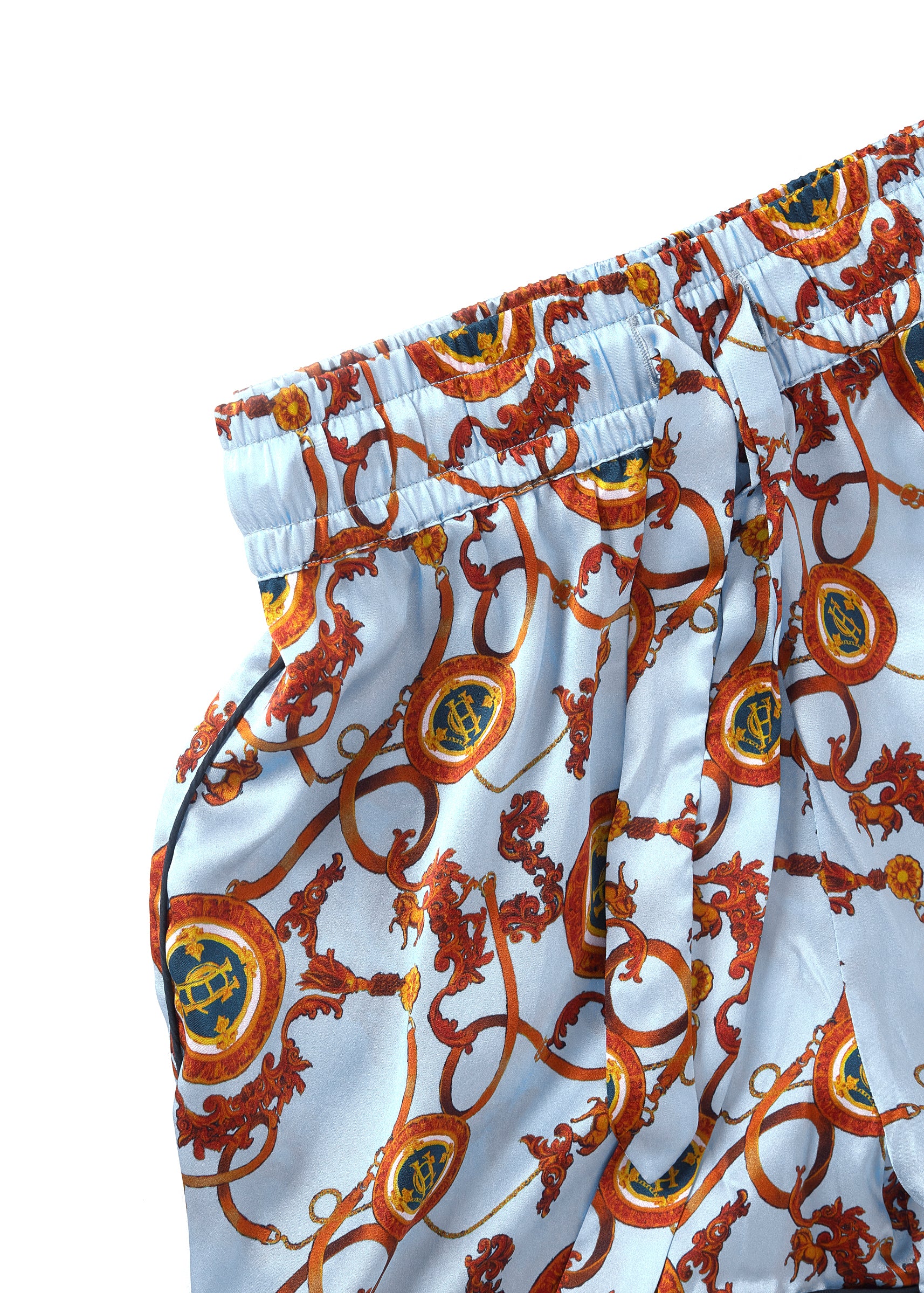 Silk Pyjama Short (Sky Blue) - Image 6