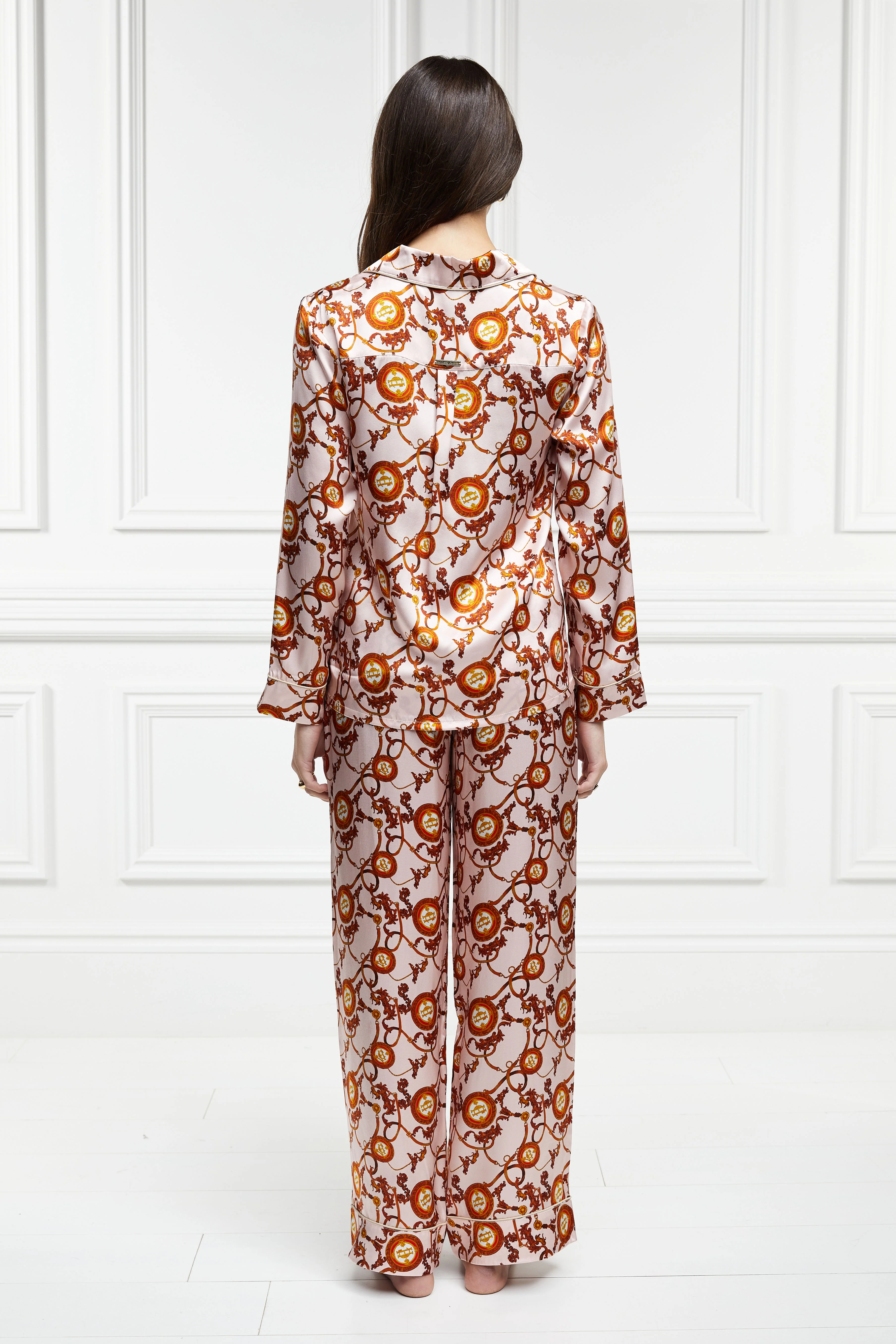 Silk Pyjama Trouser (Blush) - Image 4