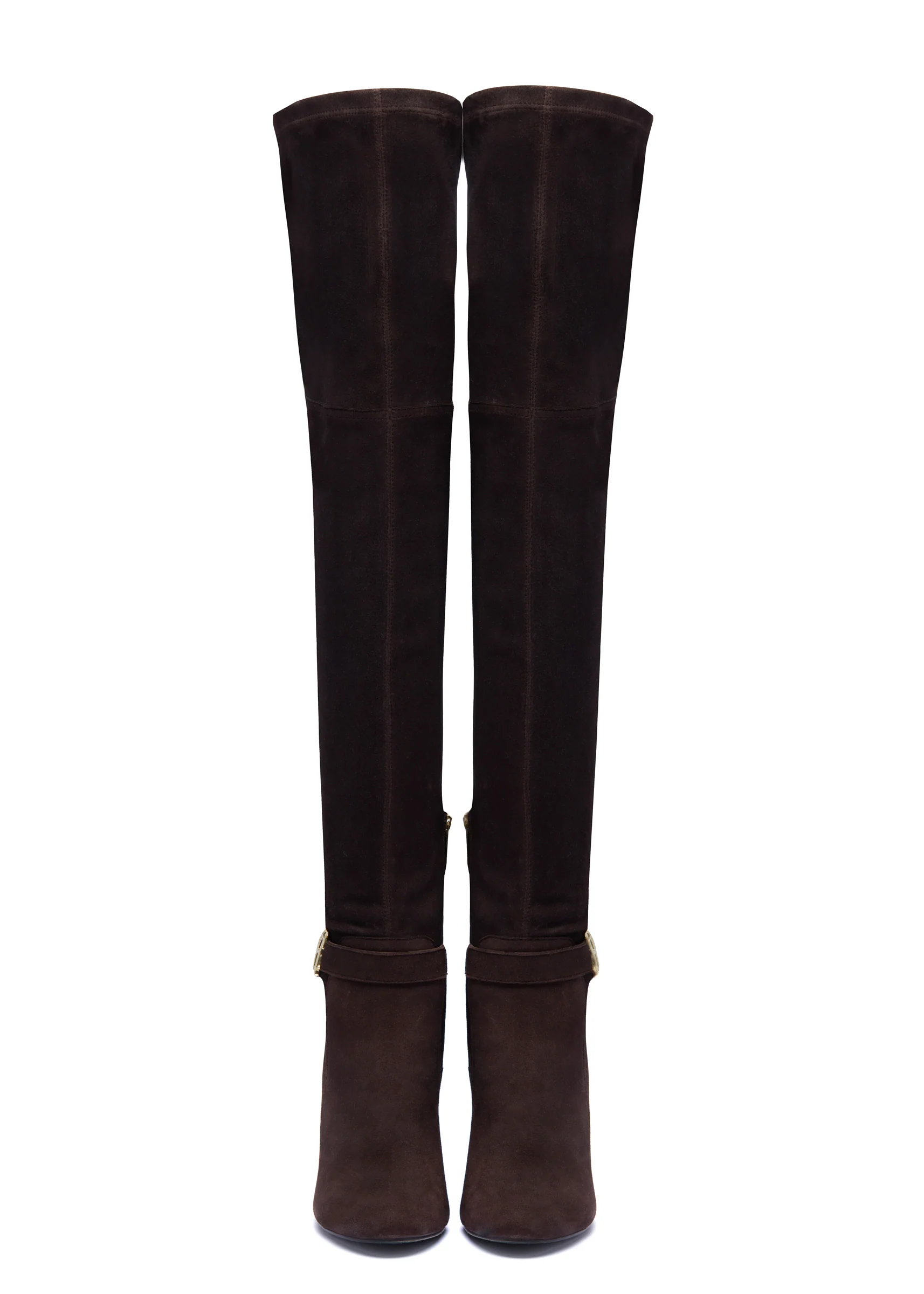 Sloane Over The Knee Boot (Chocolate) - Image 6