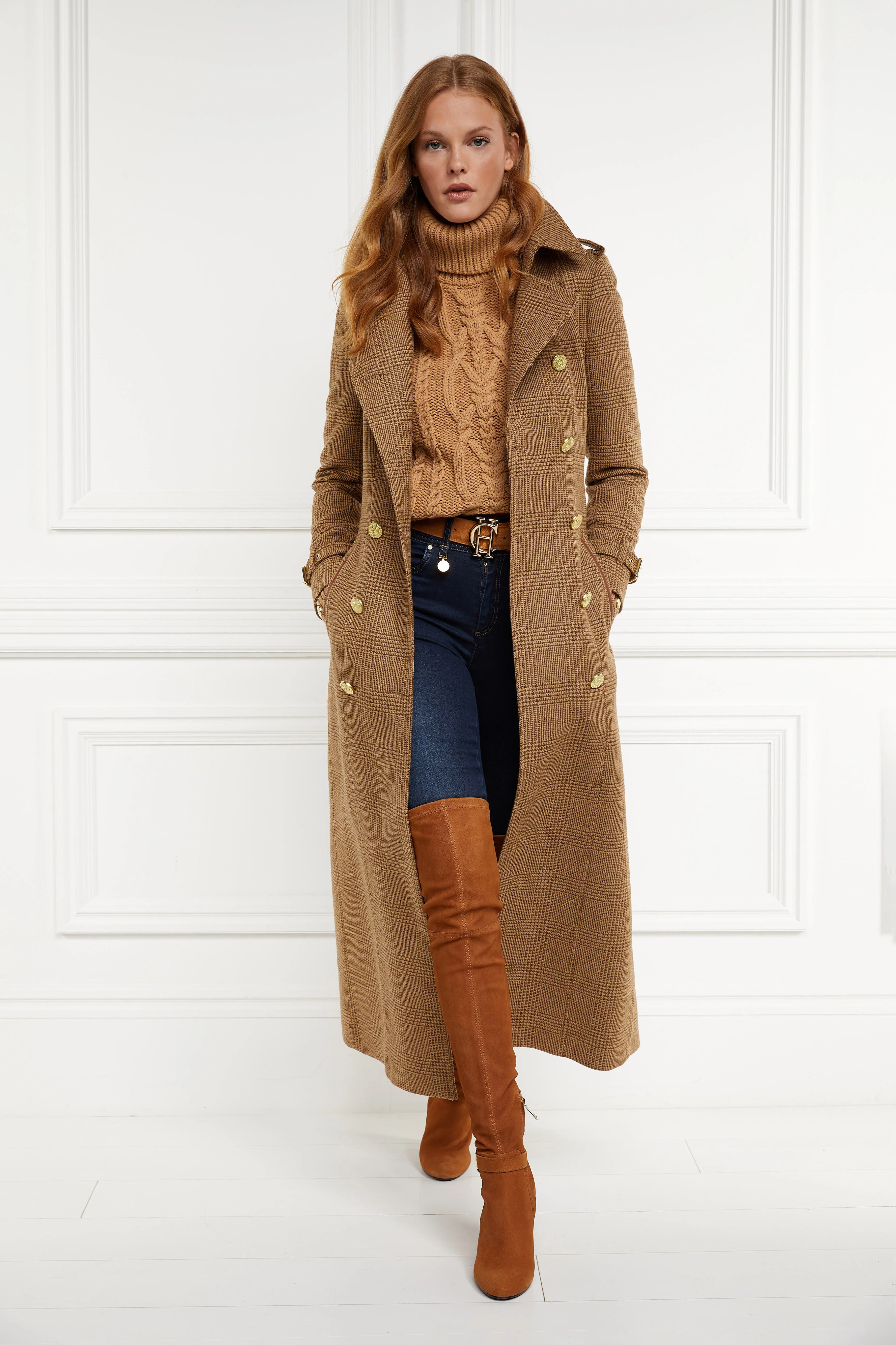 Sloane Over The Knee Boot (Tan) - Image 9
