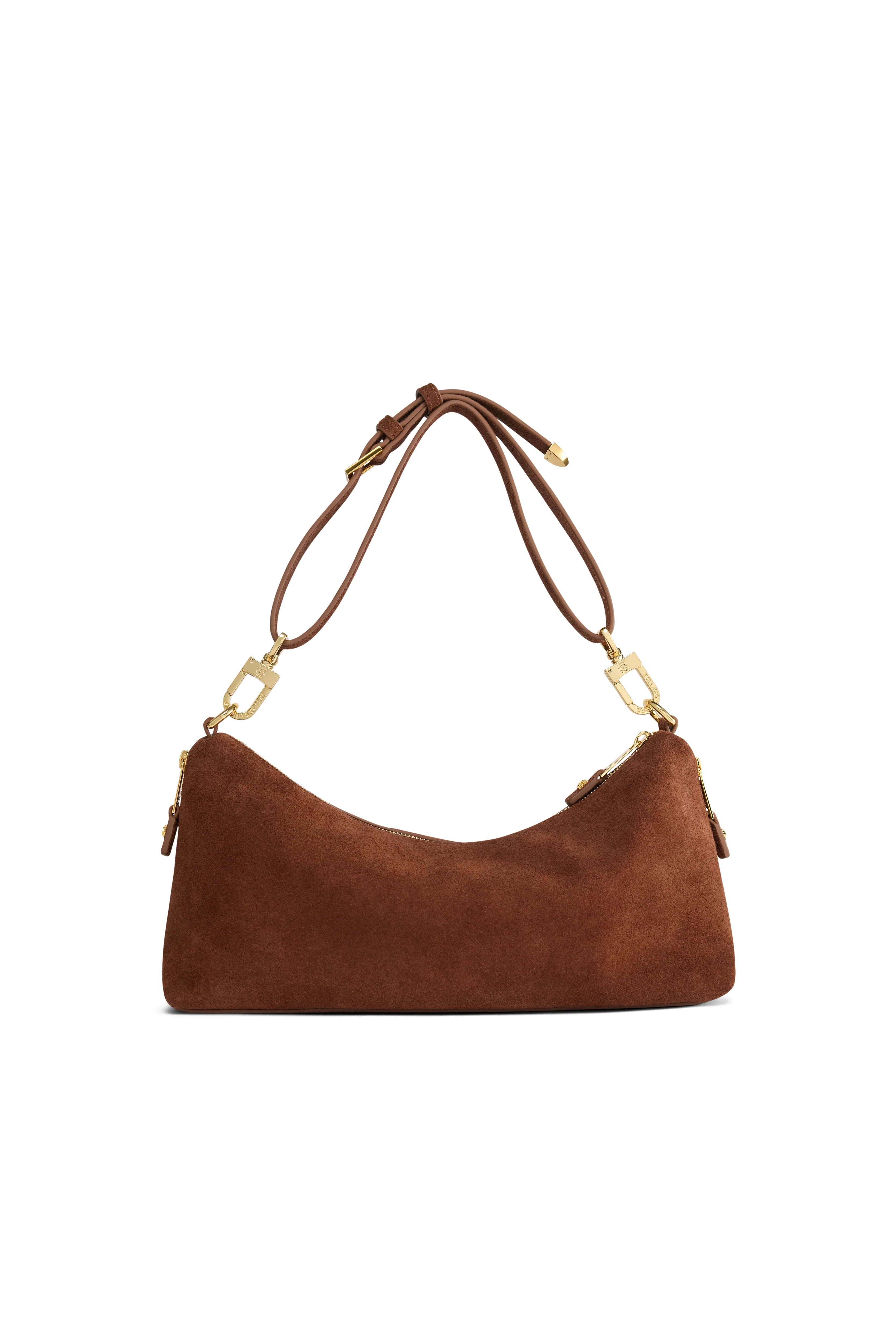 Slouch Shoulder Bag (Mocha Suede) - Image 5