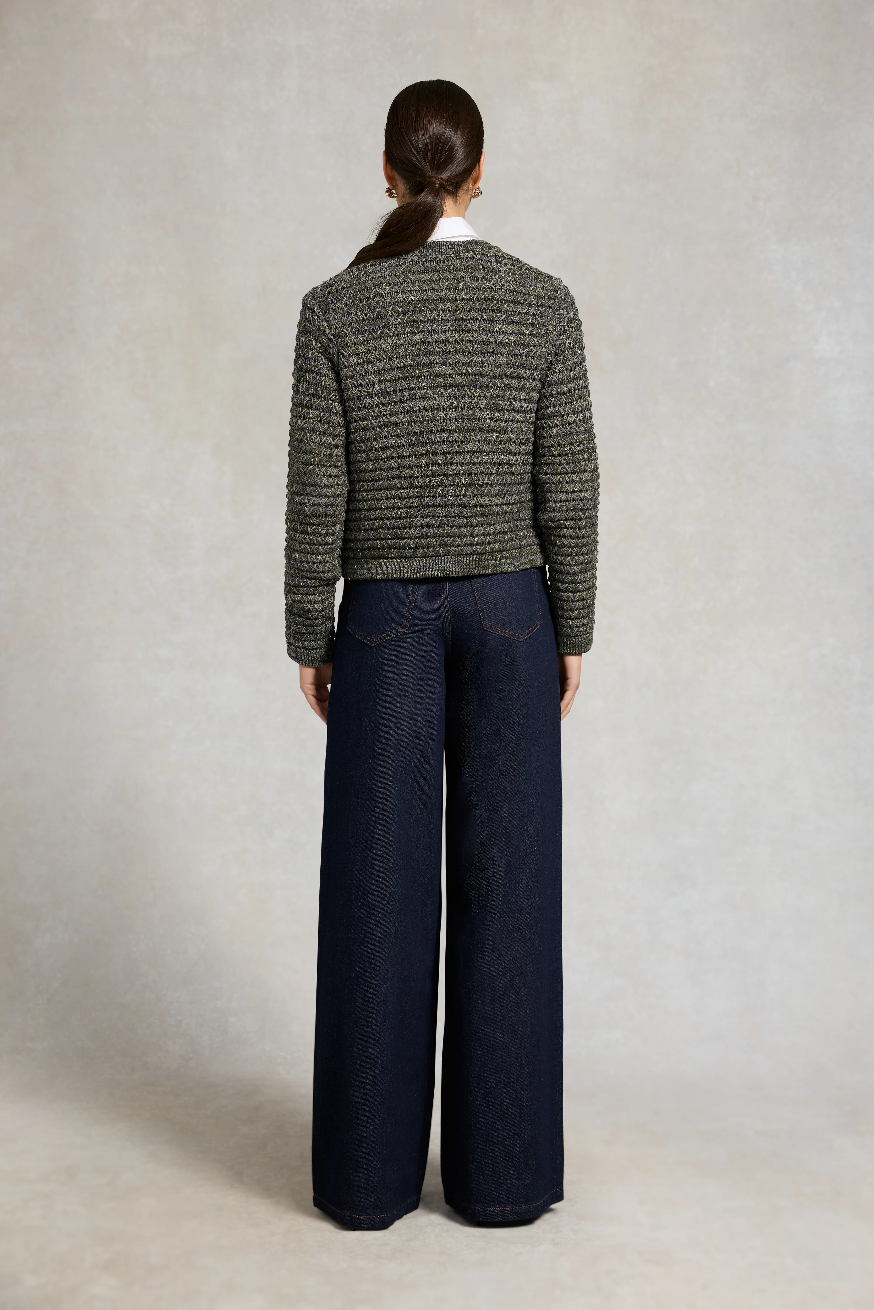 Sofia Knitted Jacket (Green) - Image 5
