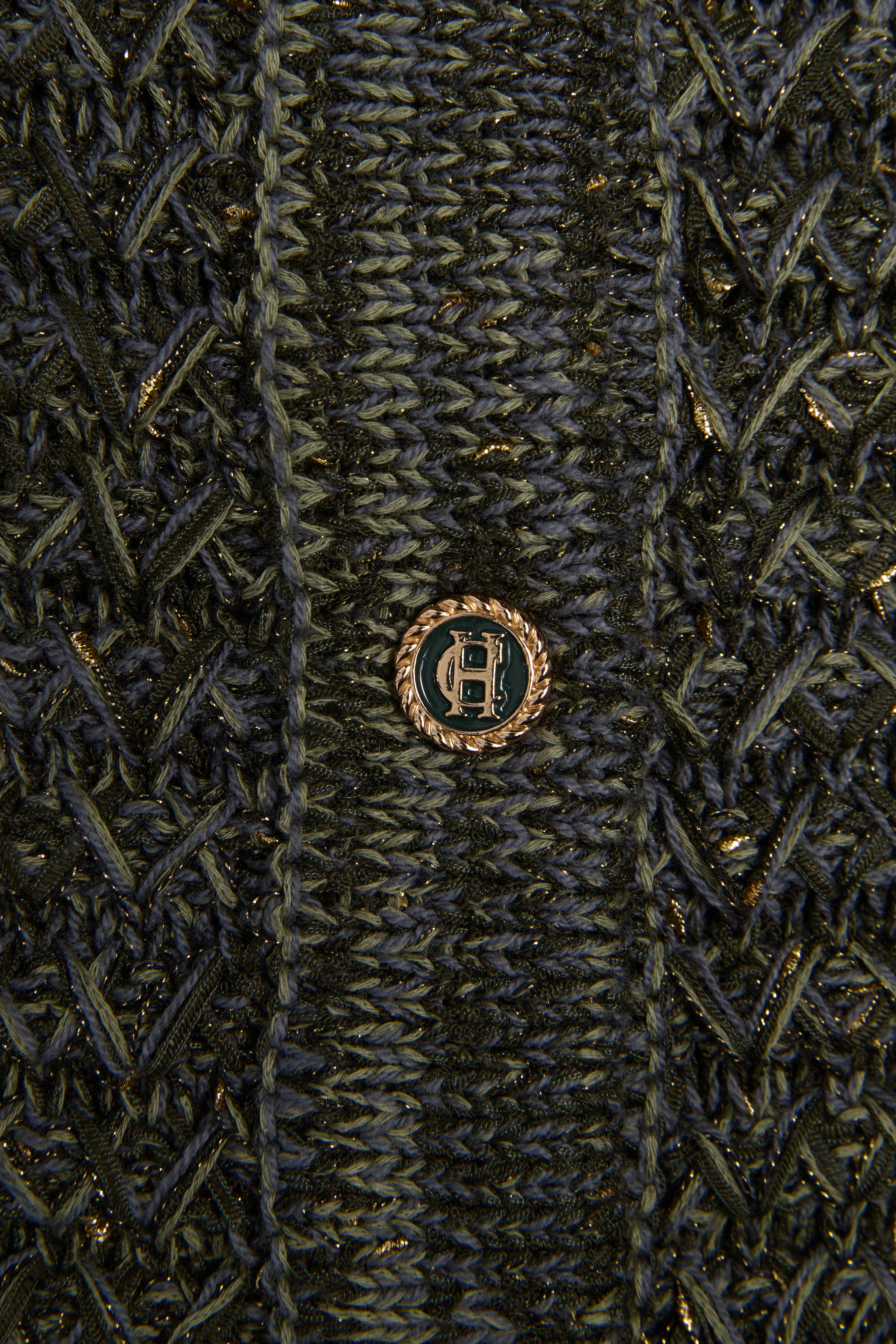 Sofia Knitted Jacket (Green) - Image 7