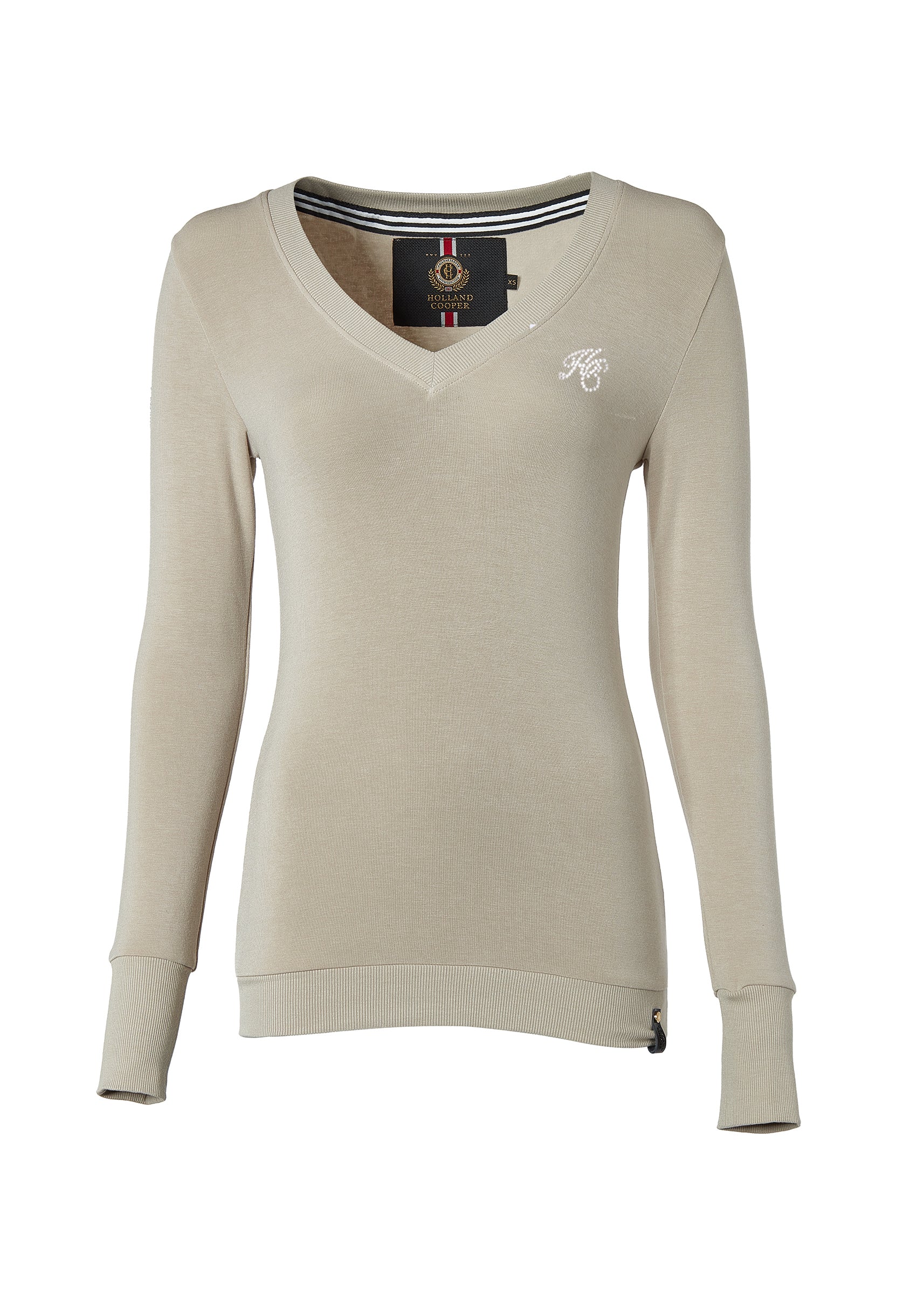 Soft Touch V-Neck (Soft Grey) - Image 4