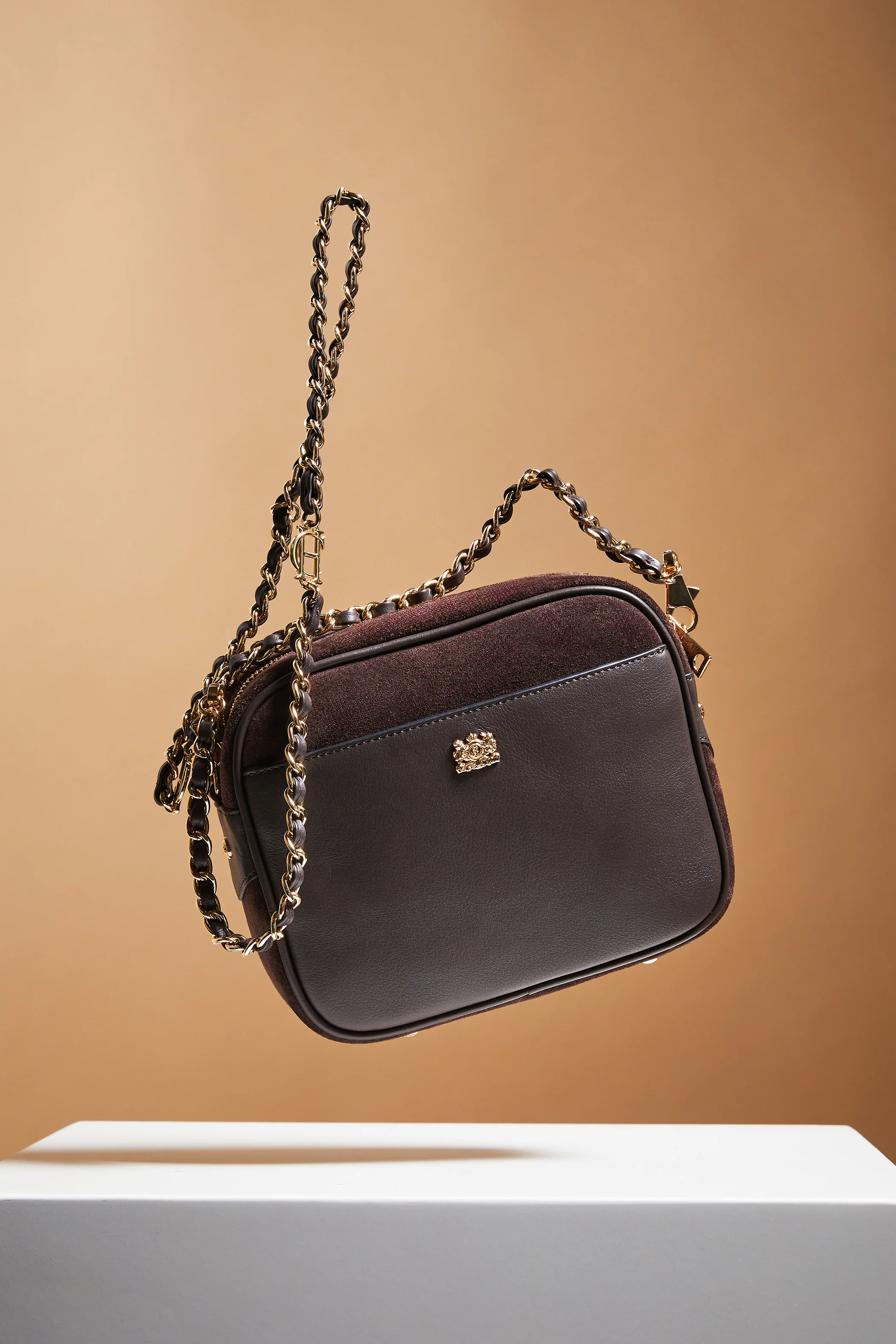 Soho Camera Bag (Chocolate Suede) - Image 3