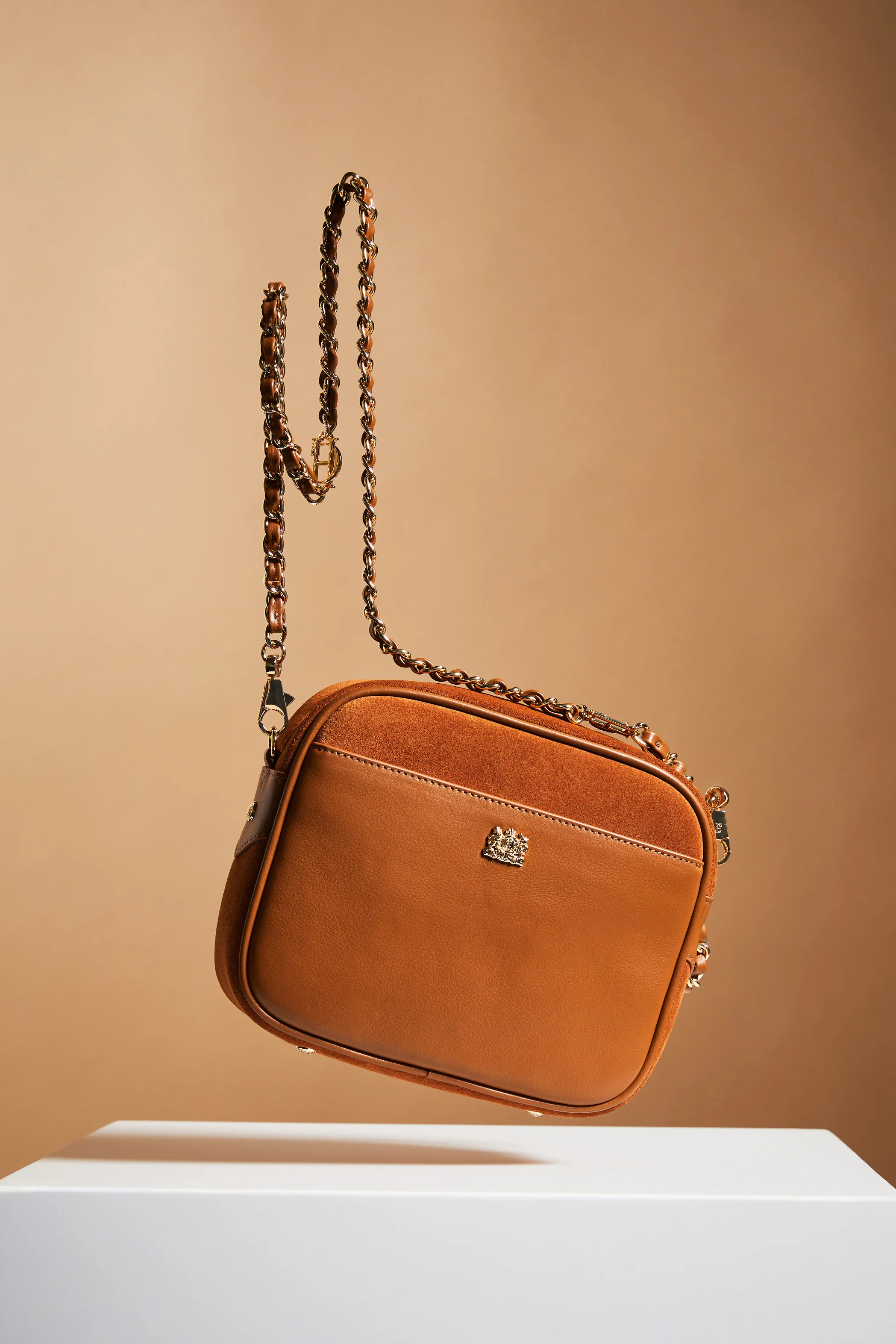 Soho Camera Bag (Tan Suede) - Image 4