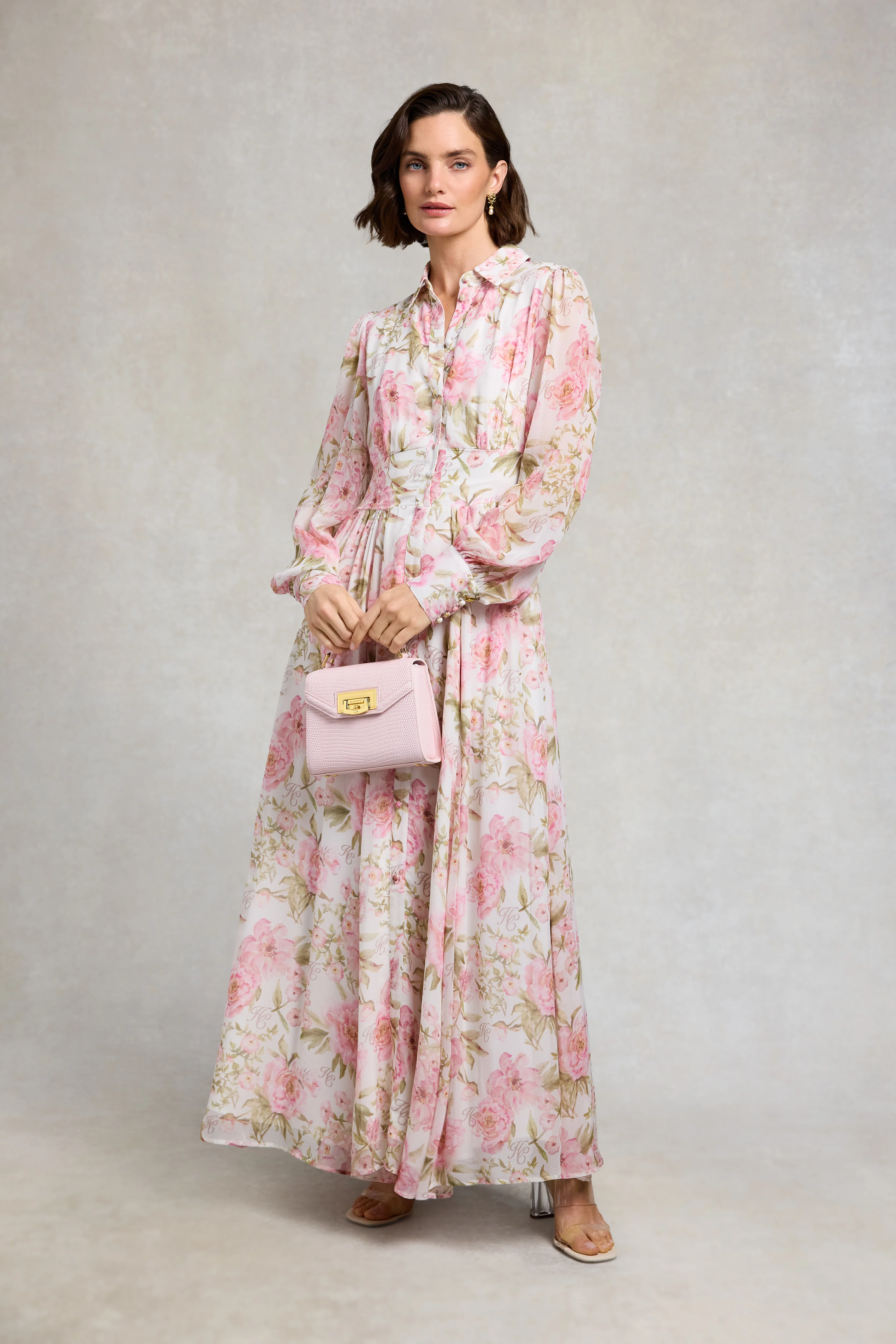Sorrento Shirt Dress (Peony Ecru Floral) - Image 6
