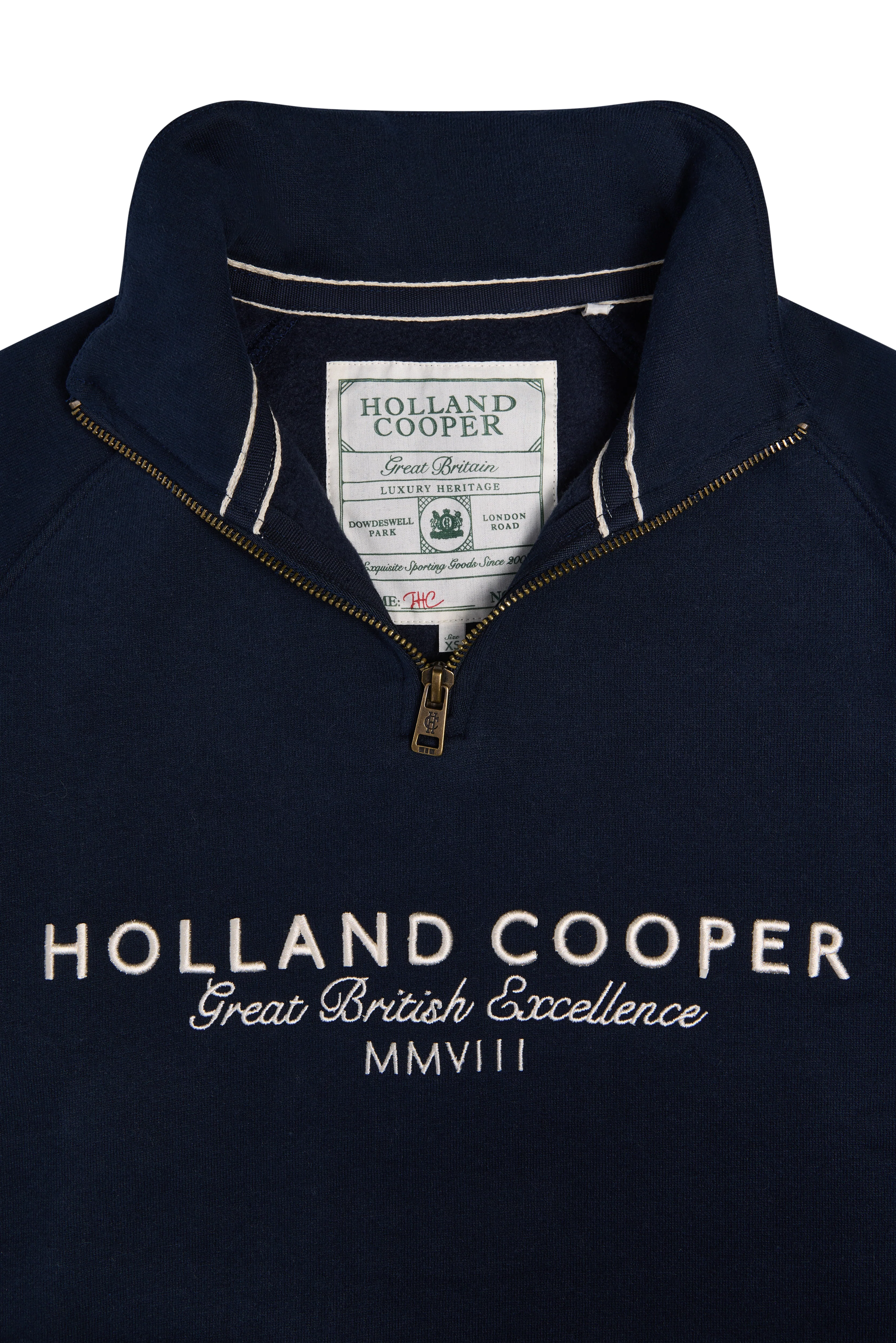Sporting Goods Zip Henley (Ink Navy) - Image 6