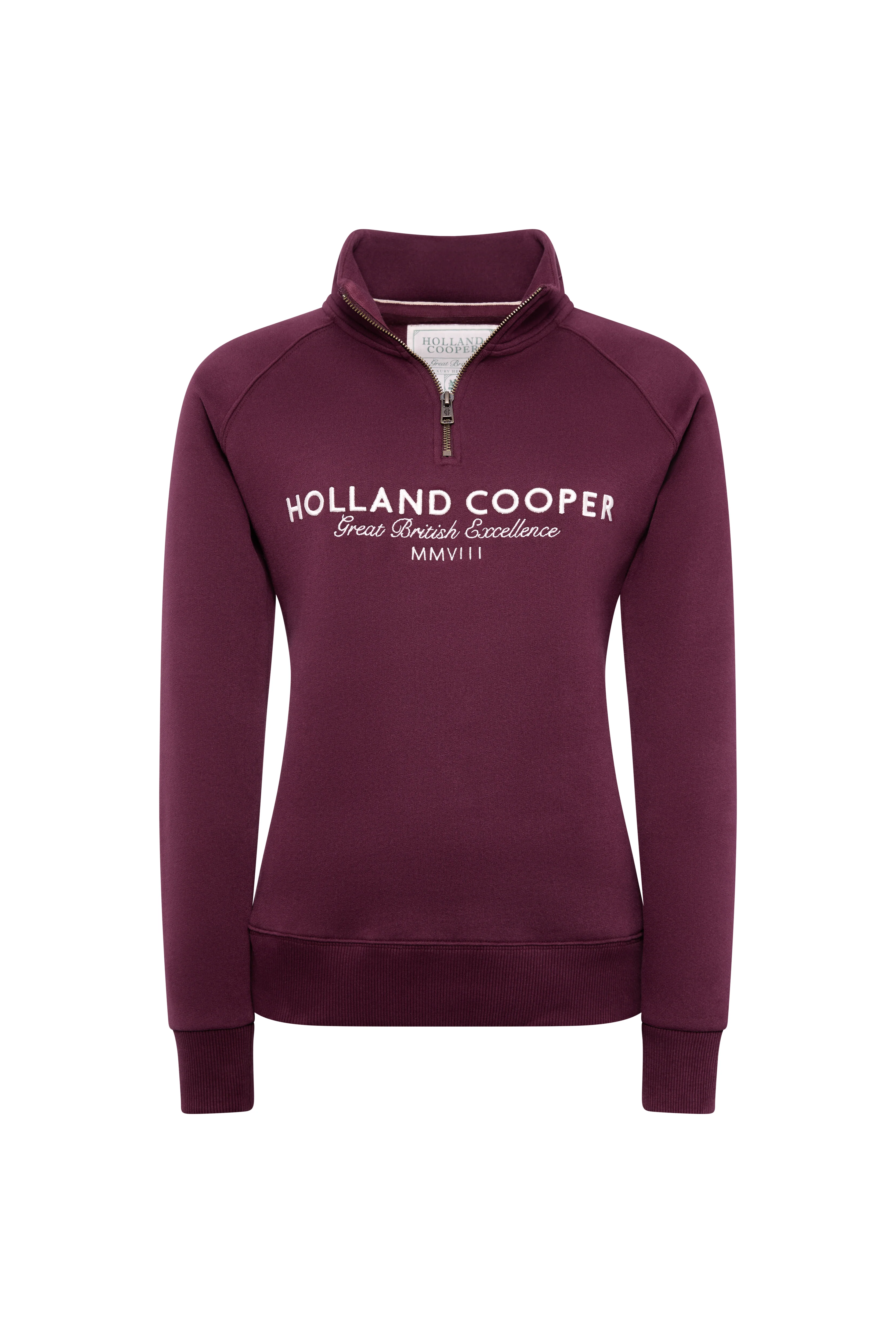 Sporting Goods Zip Henley (Mulberry) - Image 4