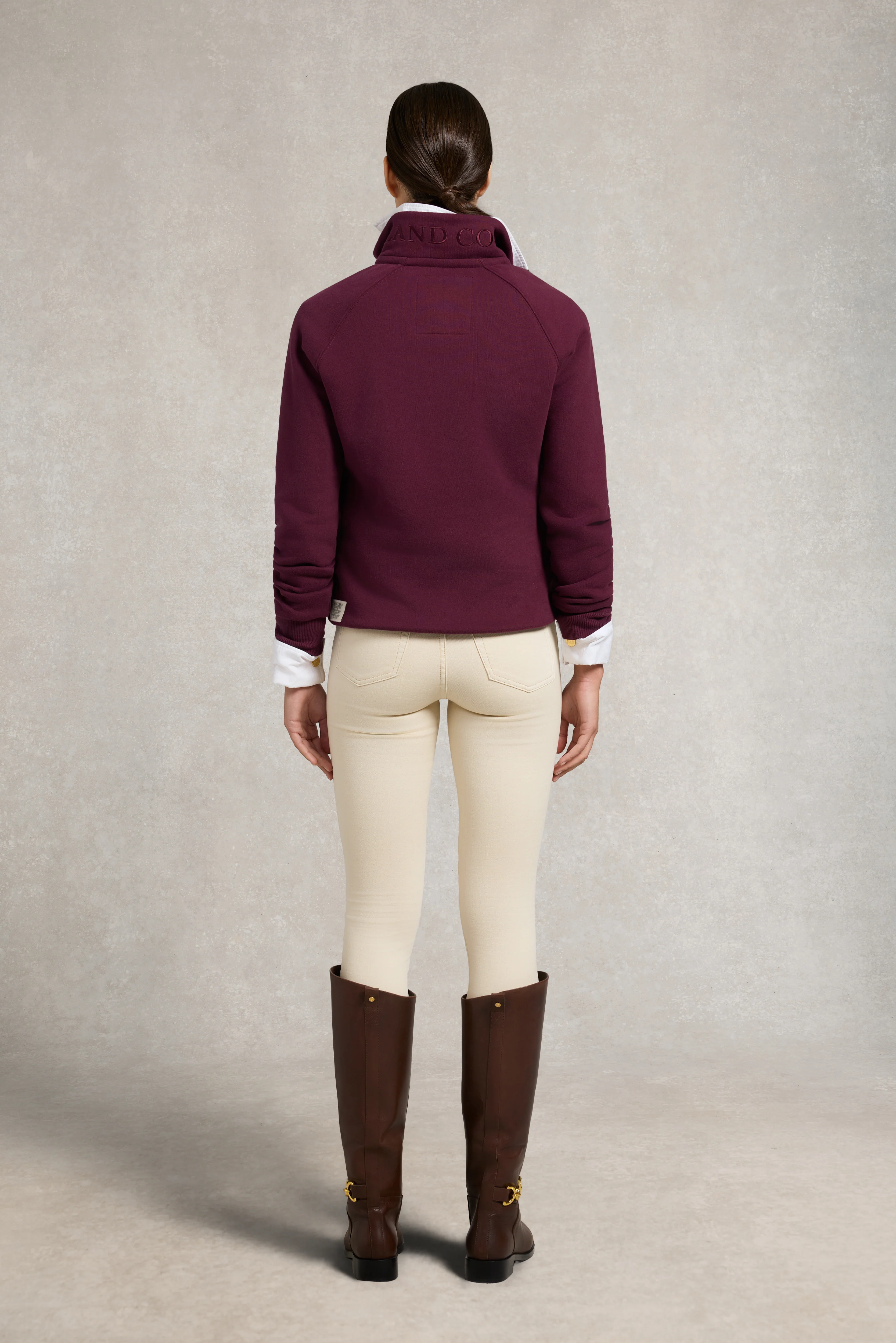 Sporting Goods Zip Henley (Mulberry) - Image 5