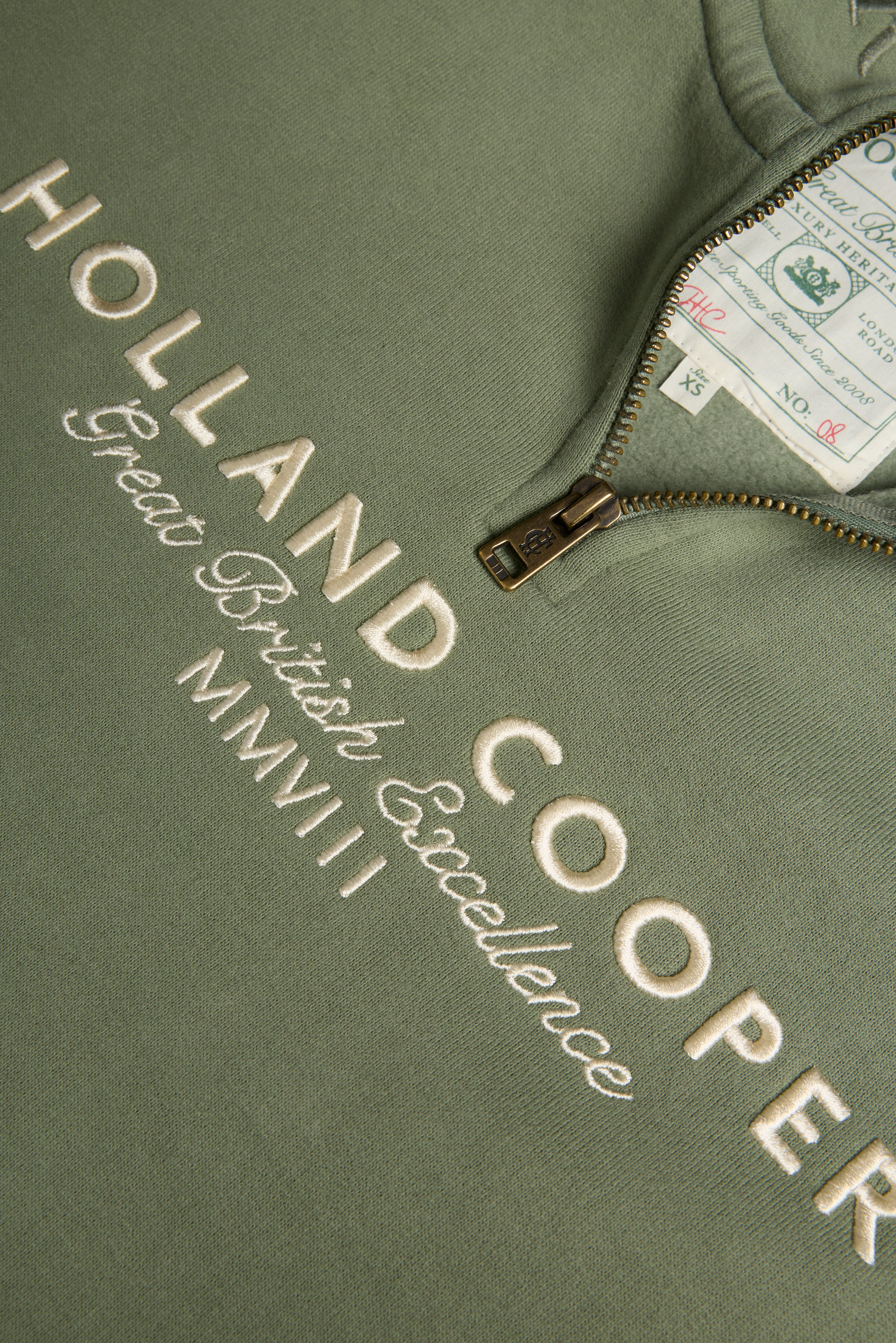 Sporting Goods Zip Henley (Sage) - Image 10