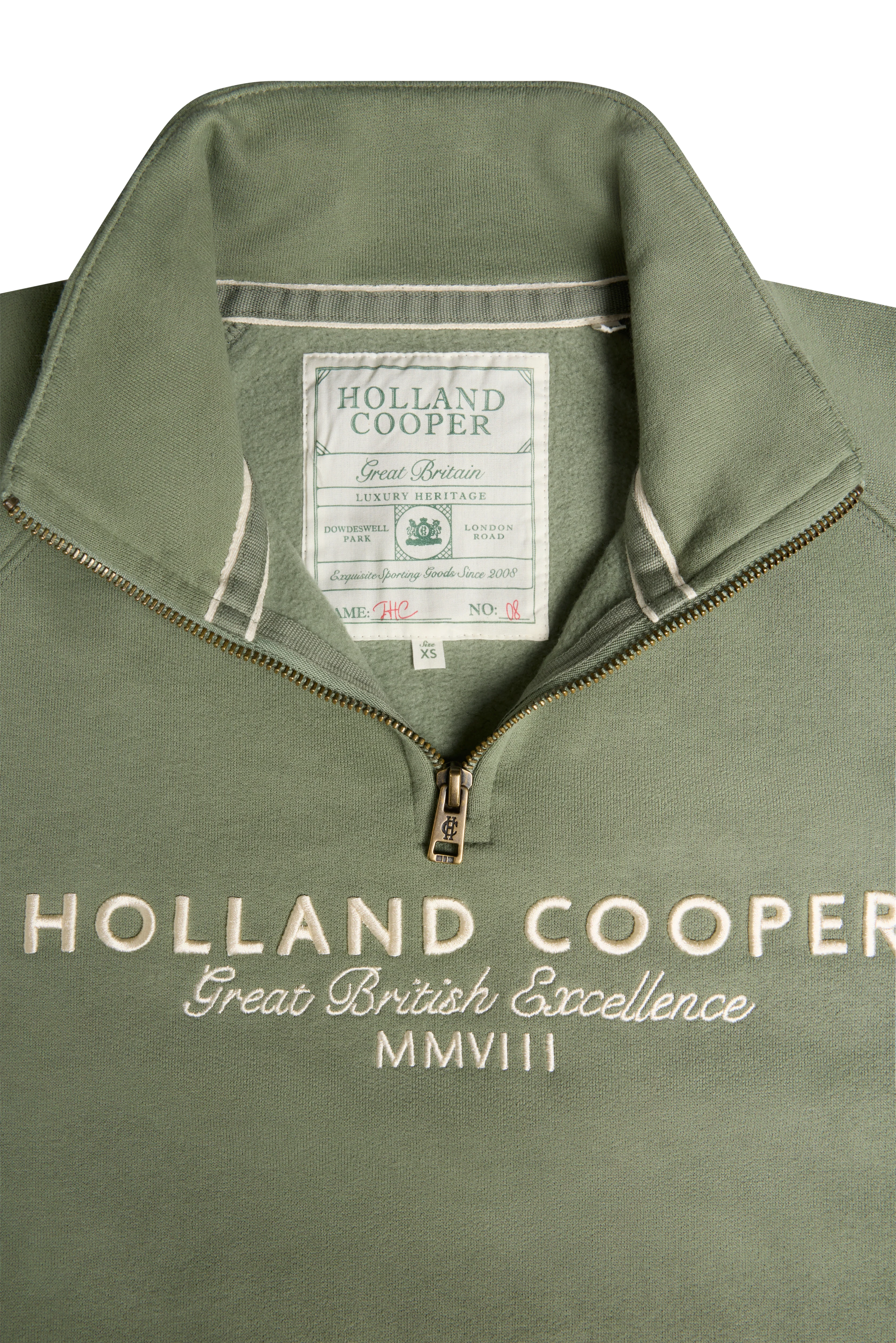 Sporting Goods Zip Henley (Sage) - Image 9