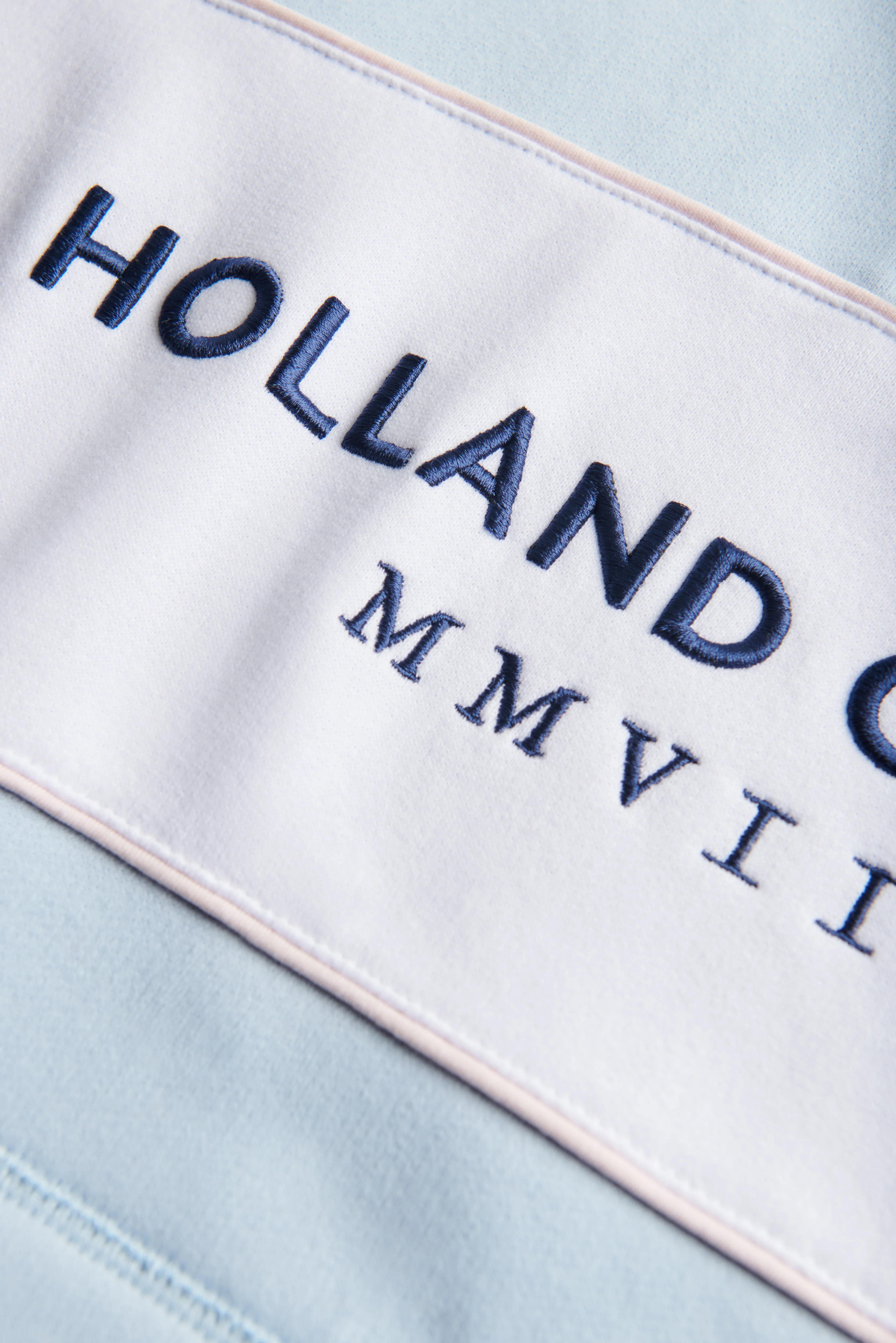 Sporting Heritage Zip Henley (Pale Blue) - Image 7