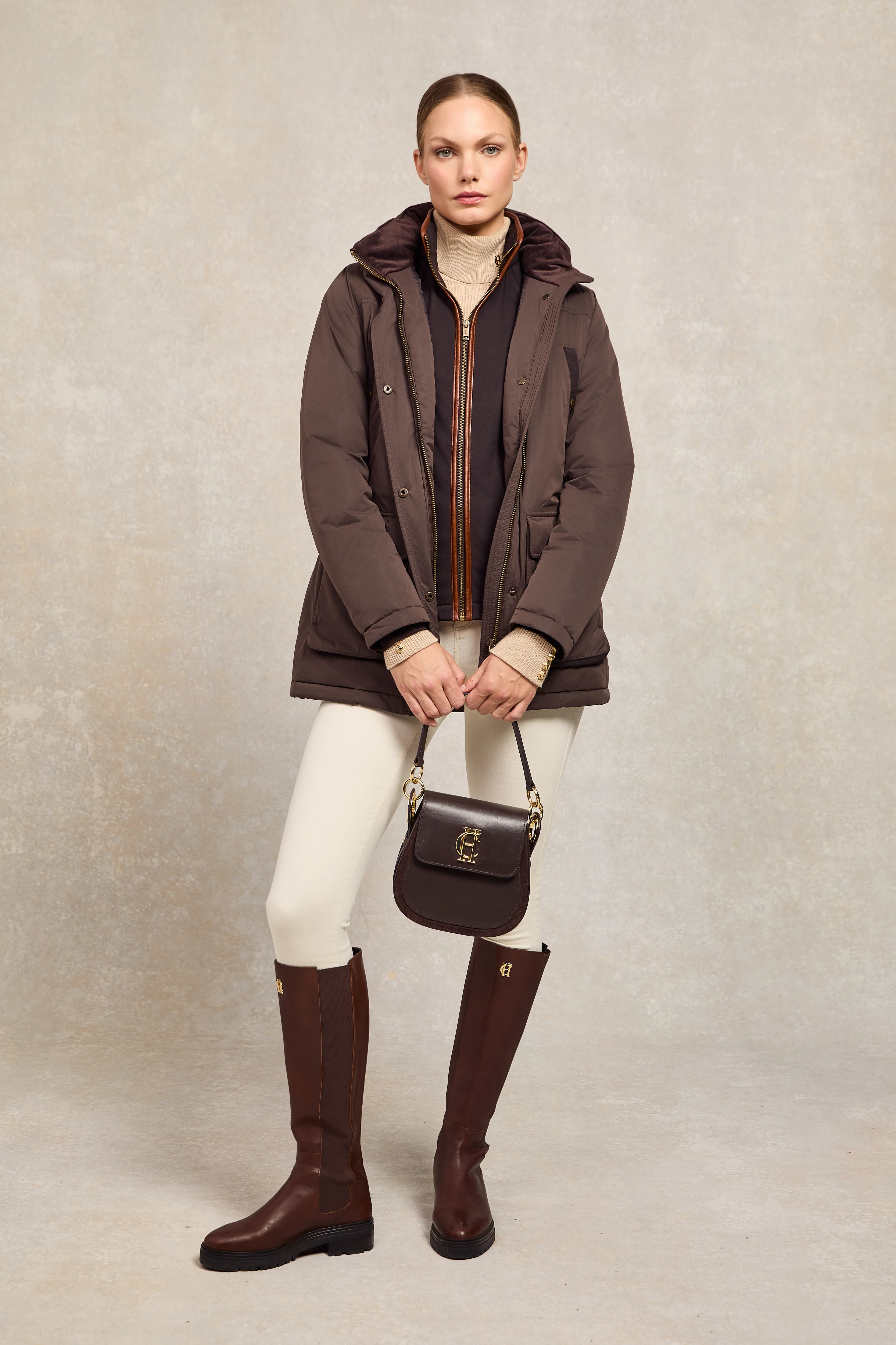 Stamford Country Coat (Chocolate) - Image 9