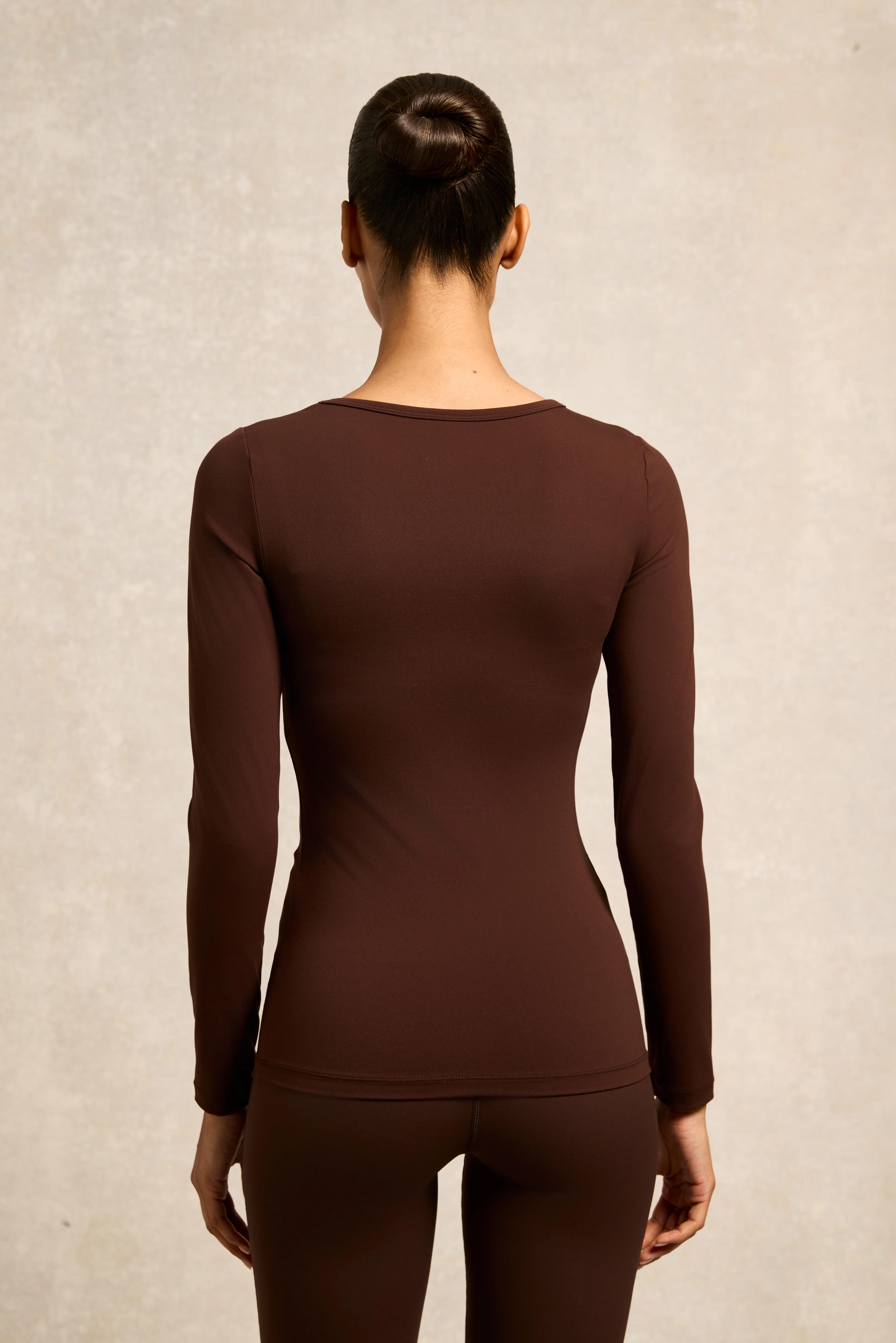 Supersoft Long Sleeve Top (Walnut) - Image 6