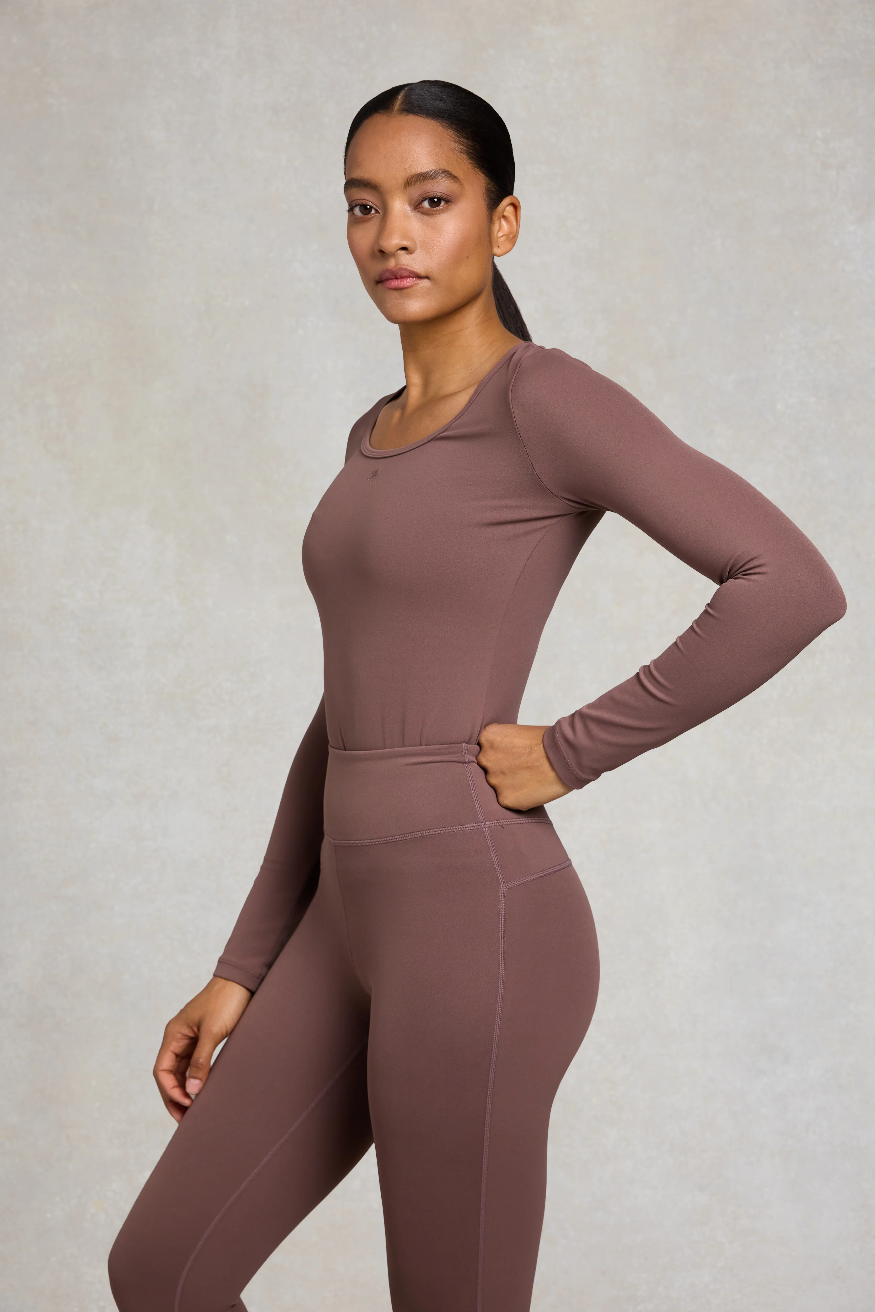 Supersoft Long Sleeve Top (Truffle) - Image 2