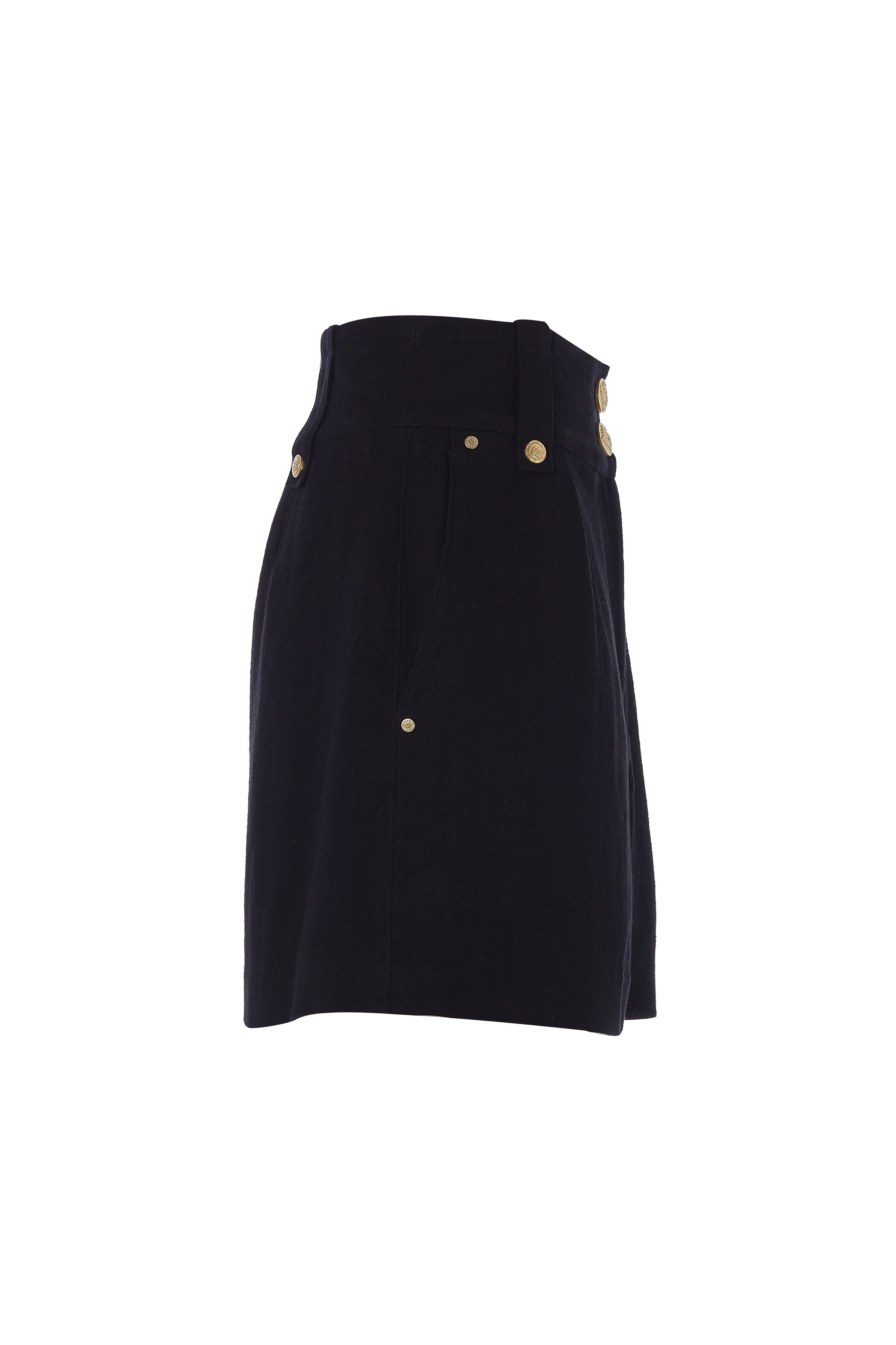 Tailored Short (Black Linen) - Image 6