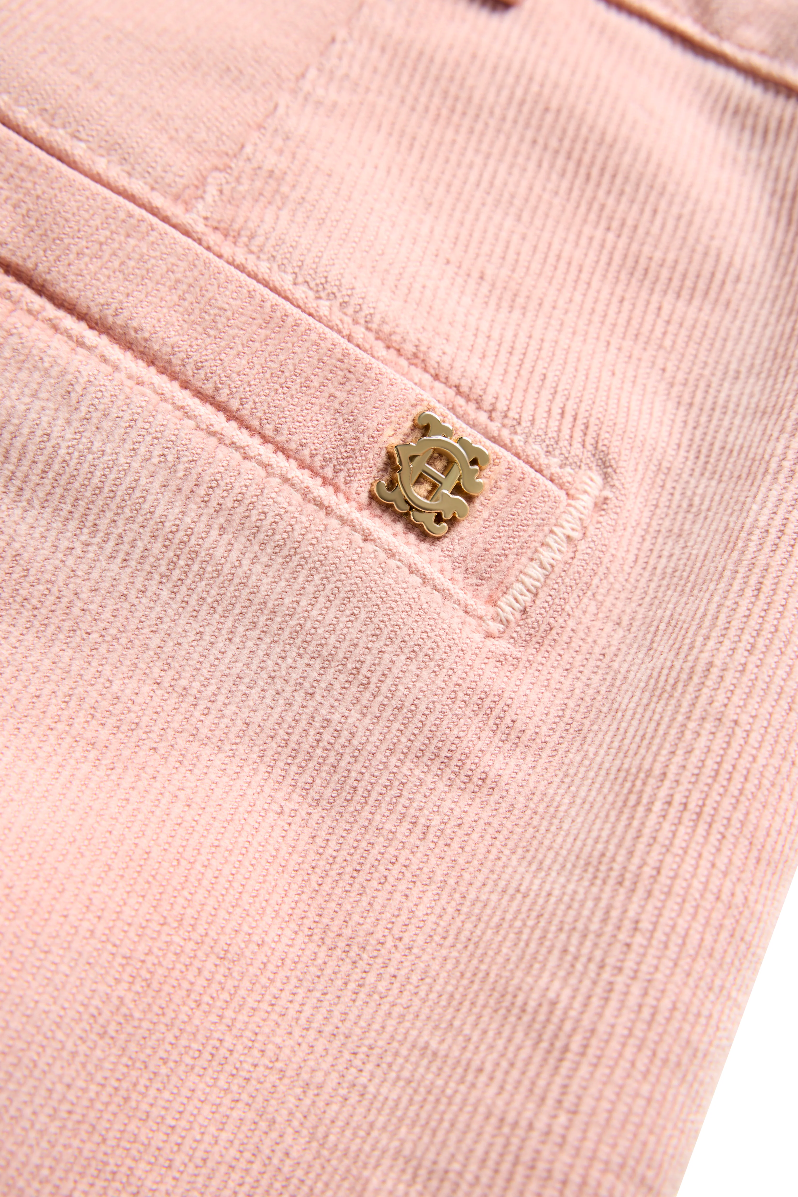 Tailored Wide Leg Jean (Pink Cord) - Image 9