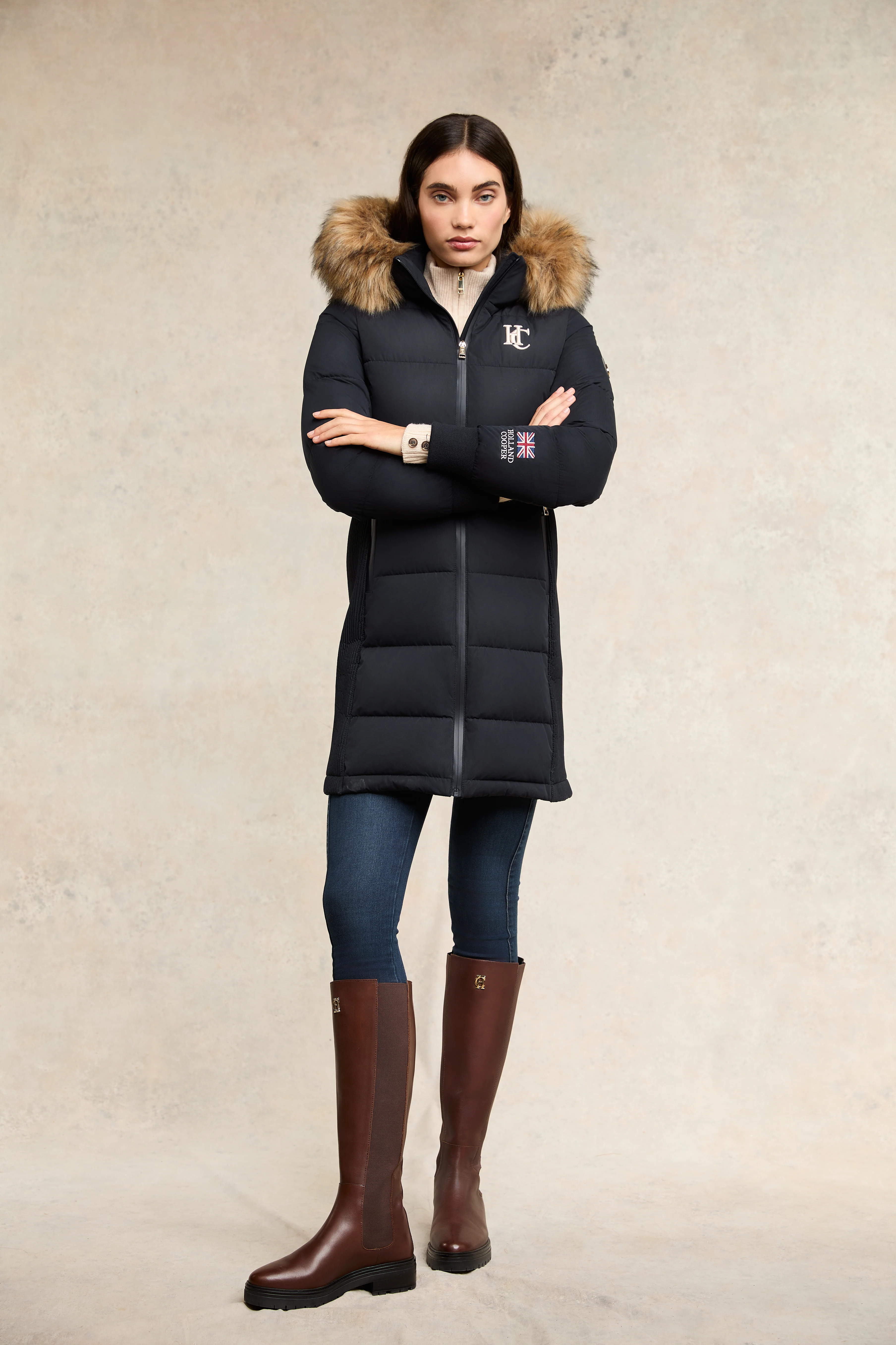 Team Padded Coat (Ink Navy) - Image 6