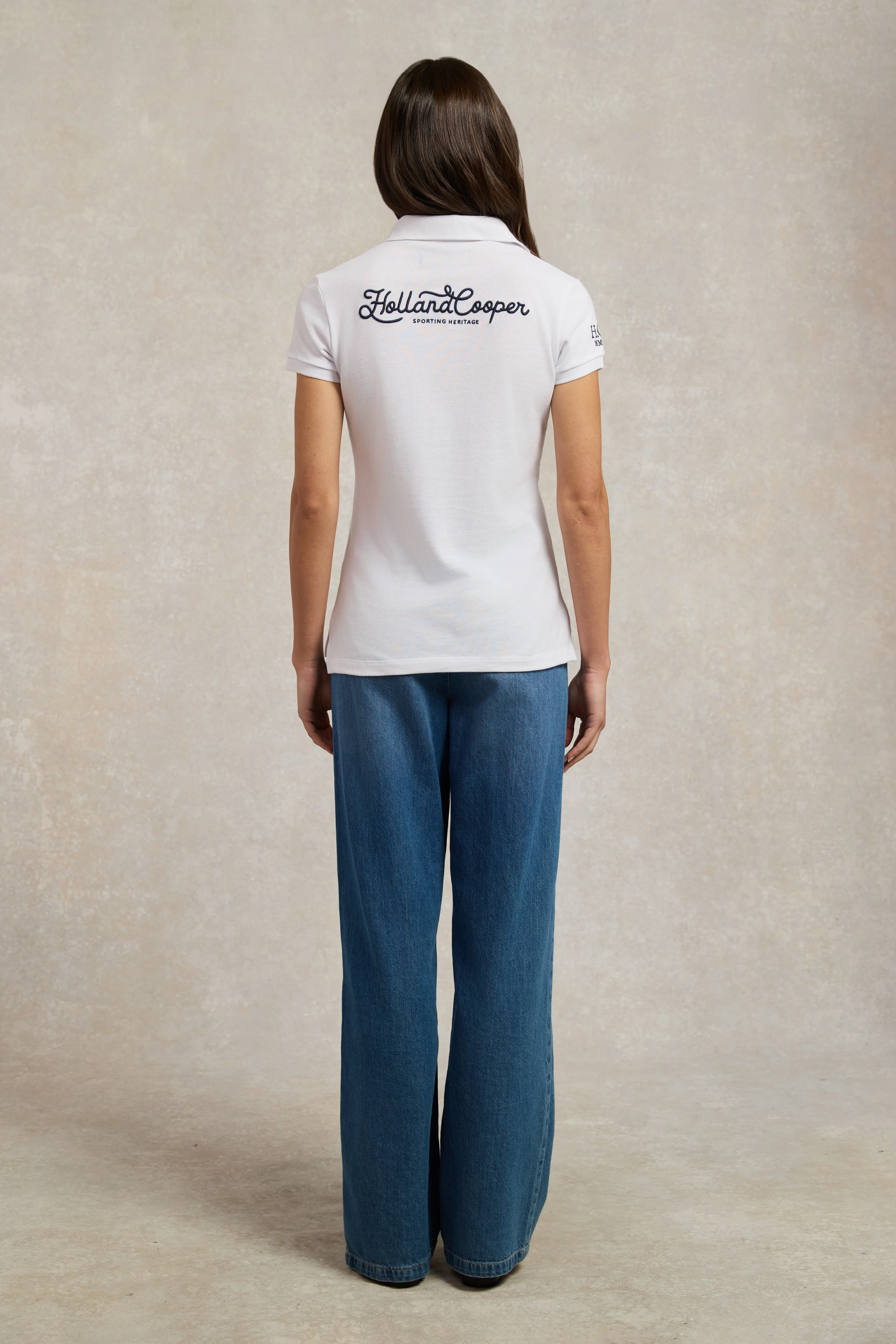 Team Polo Shirt (White) - Image 5
