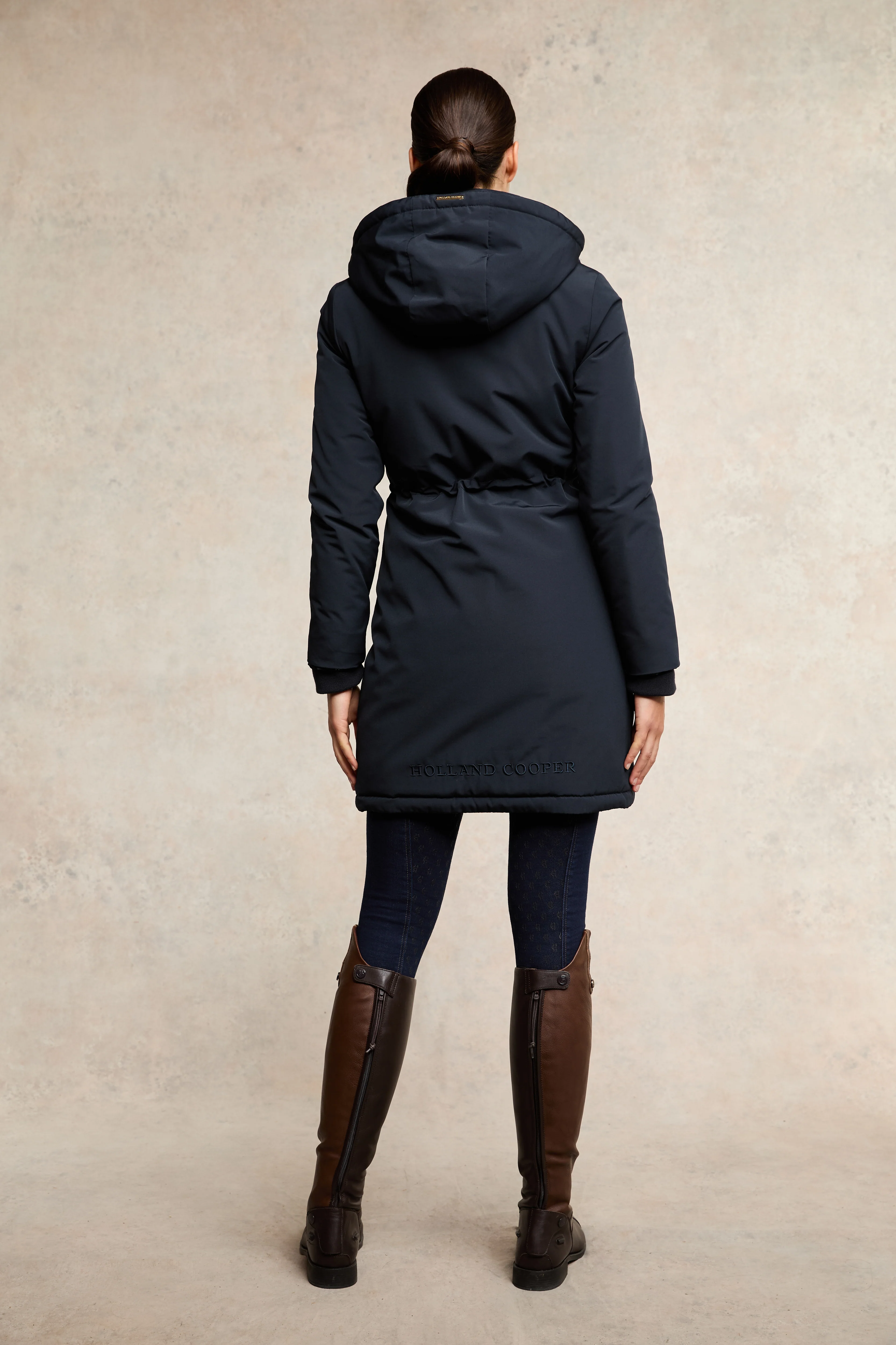 Team Waterproof Coat (Ink Navy Mono) - Image 6