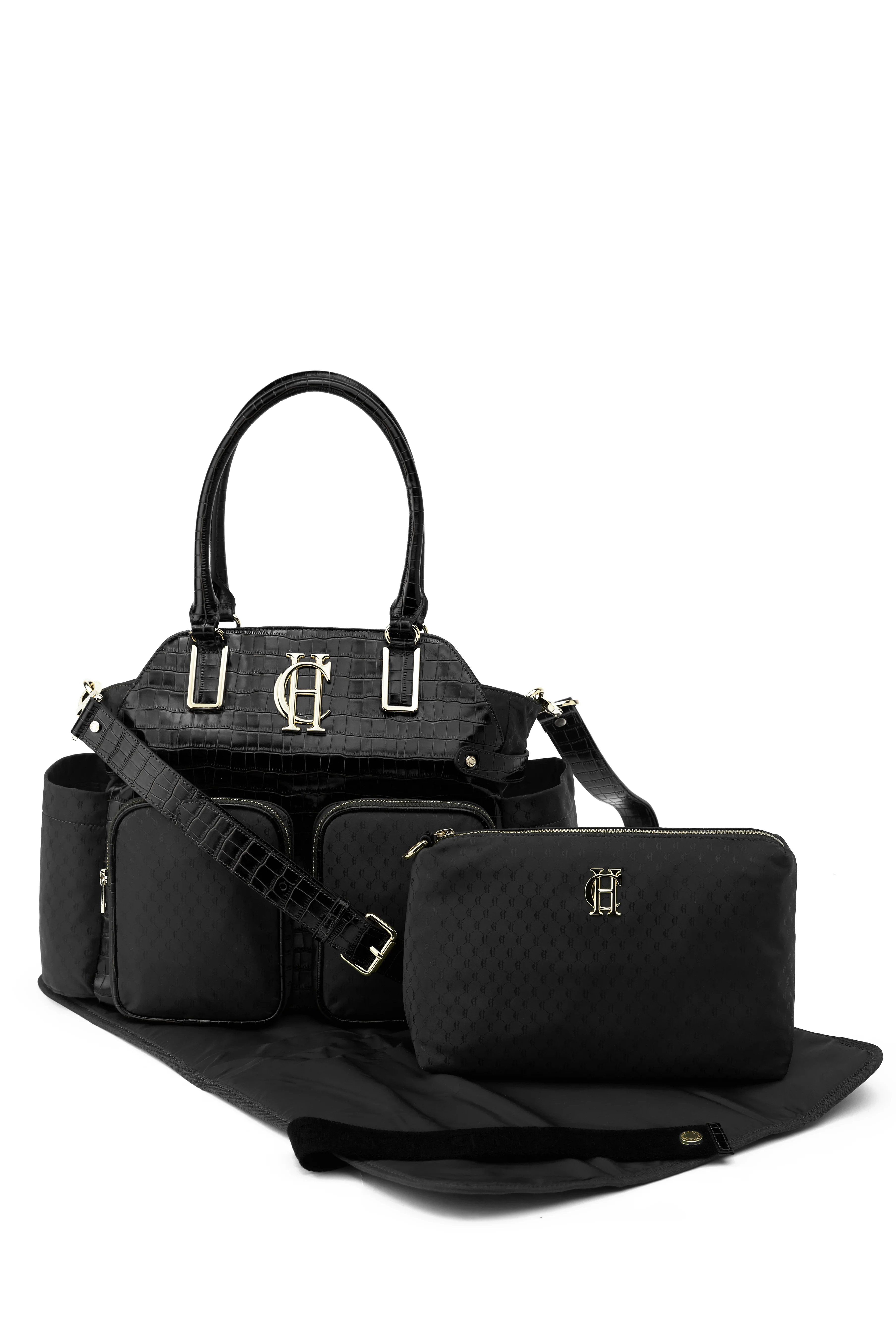 Thames Changing Bag (Black Monogram) - Image 3