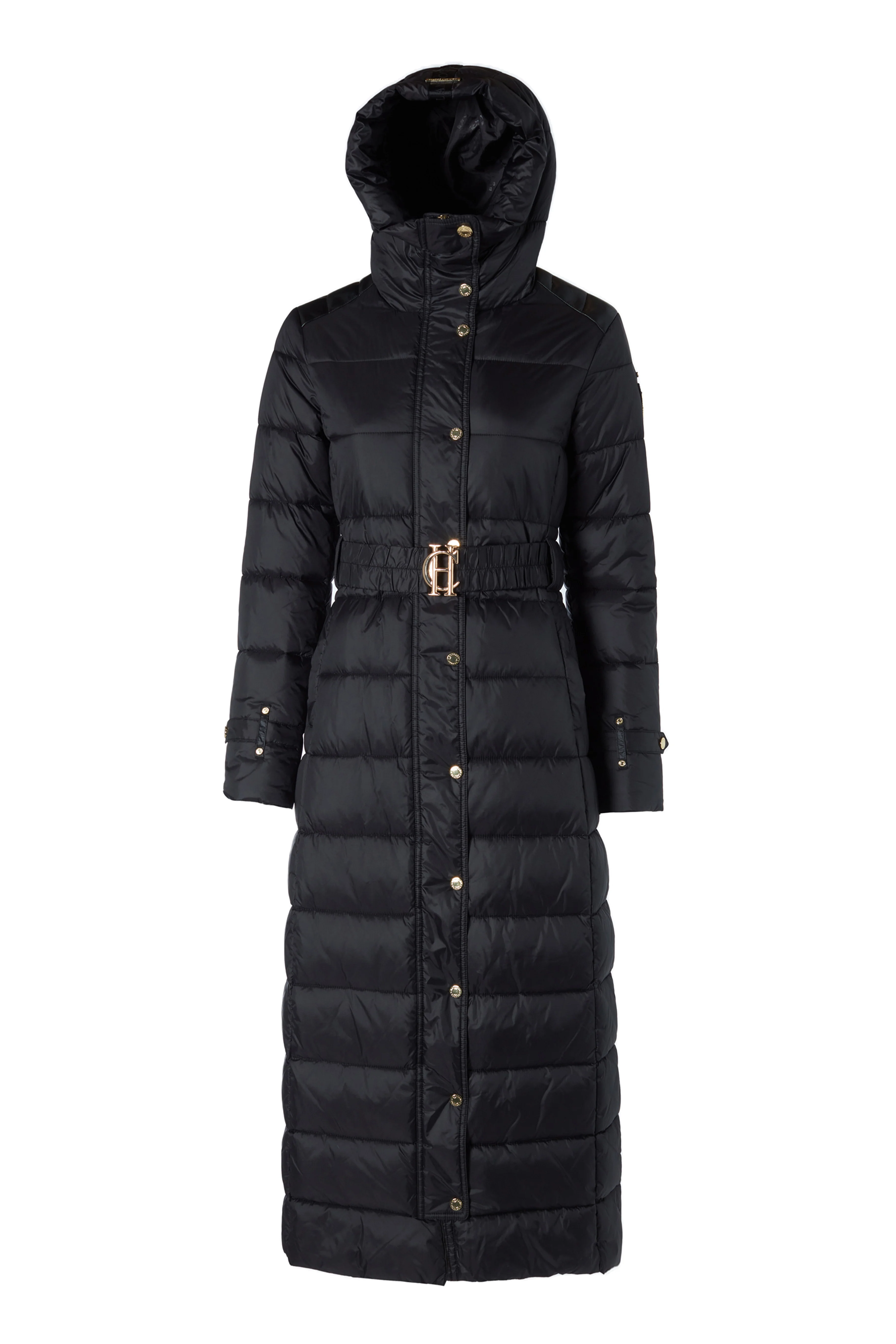 The Arosa Longline Coat (Black) - Image 4
