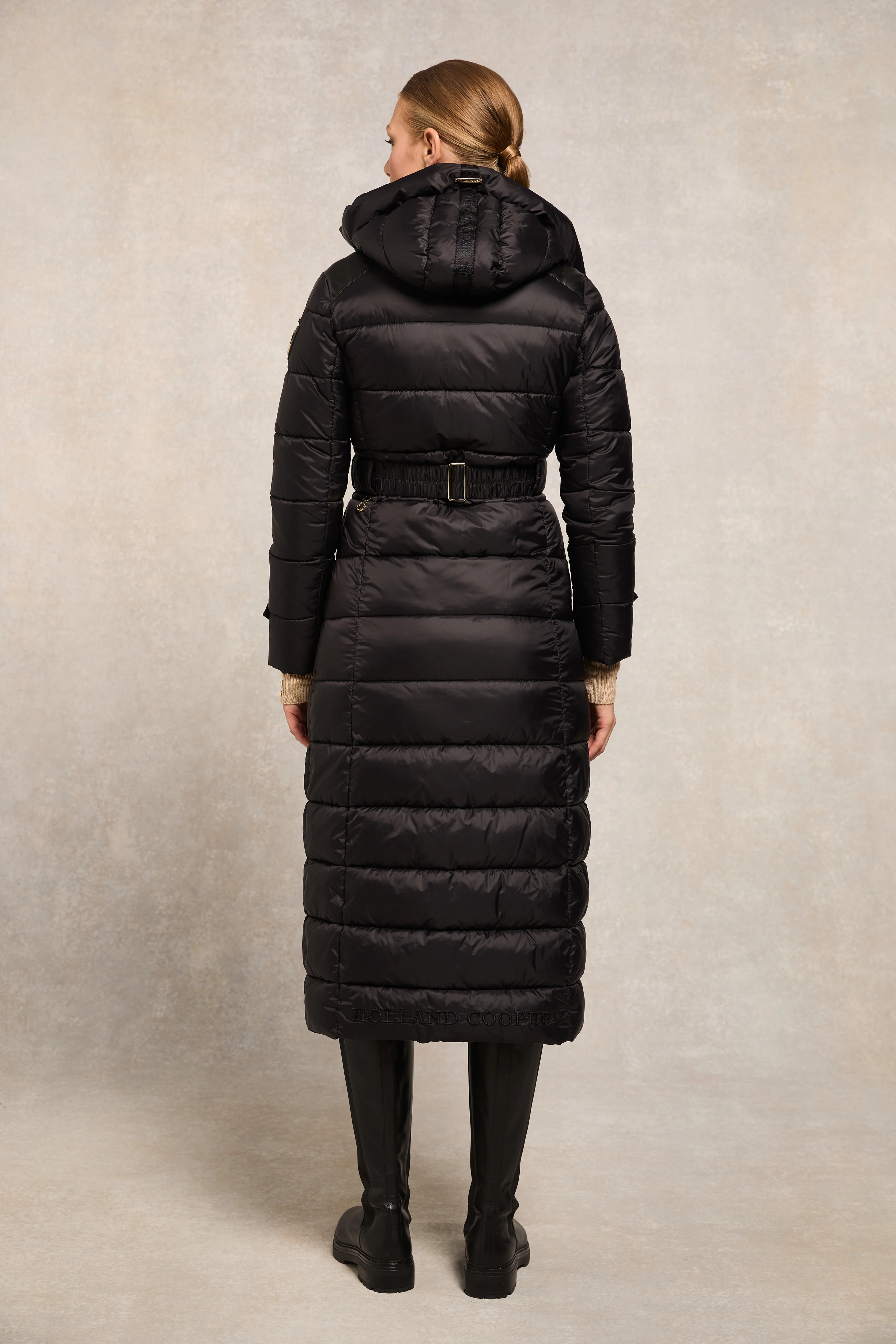 The Arosa Longline Coat (Black) - Image 6