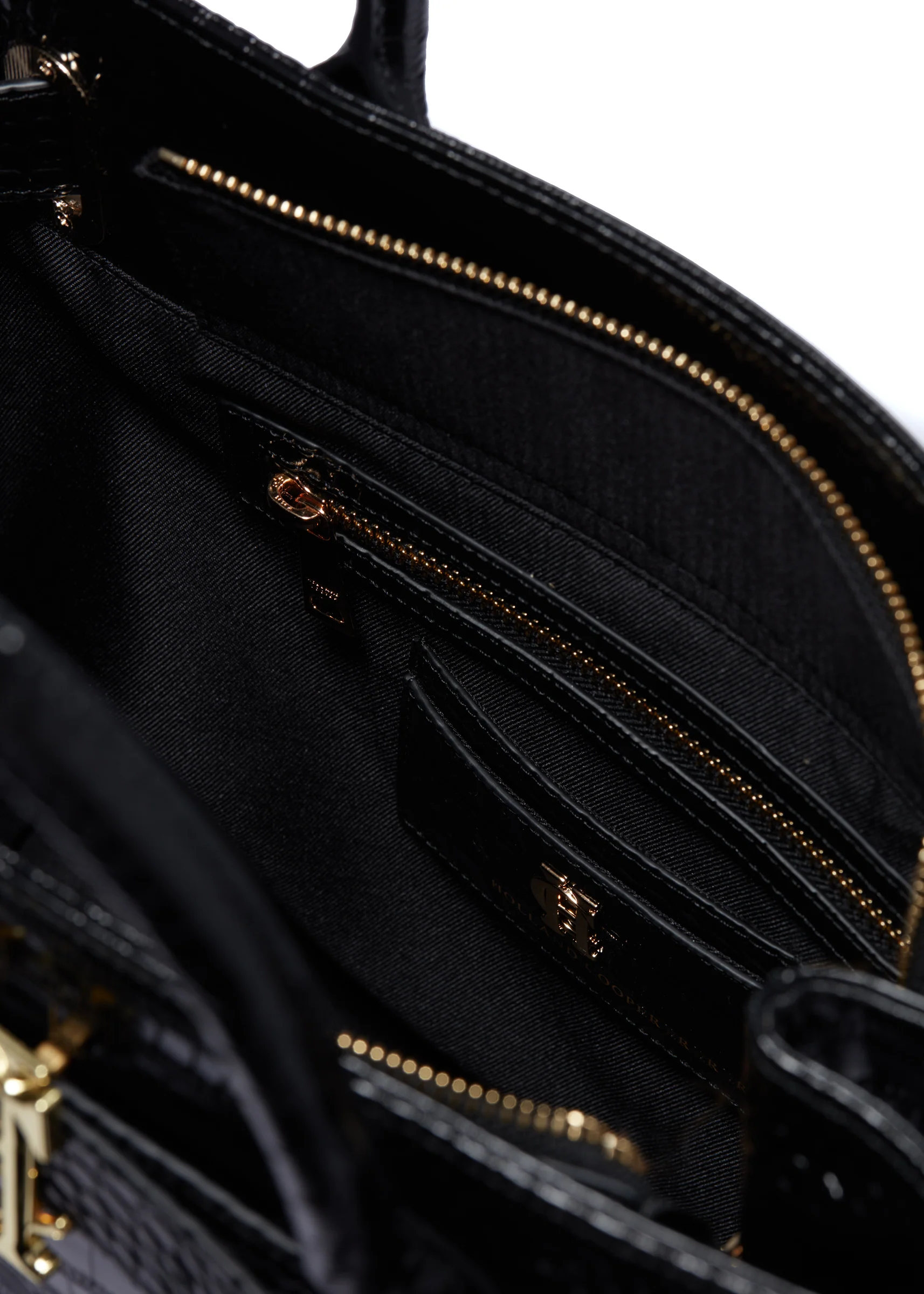 The Brompton Tote (Black Croc) - Image 8