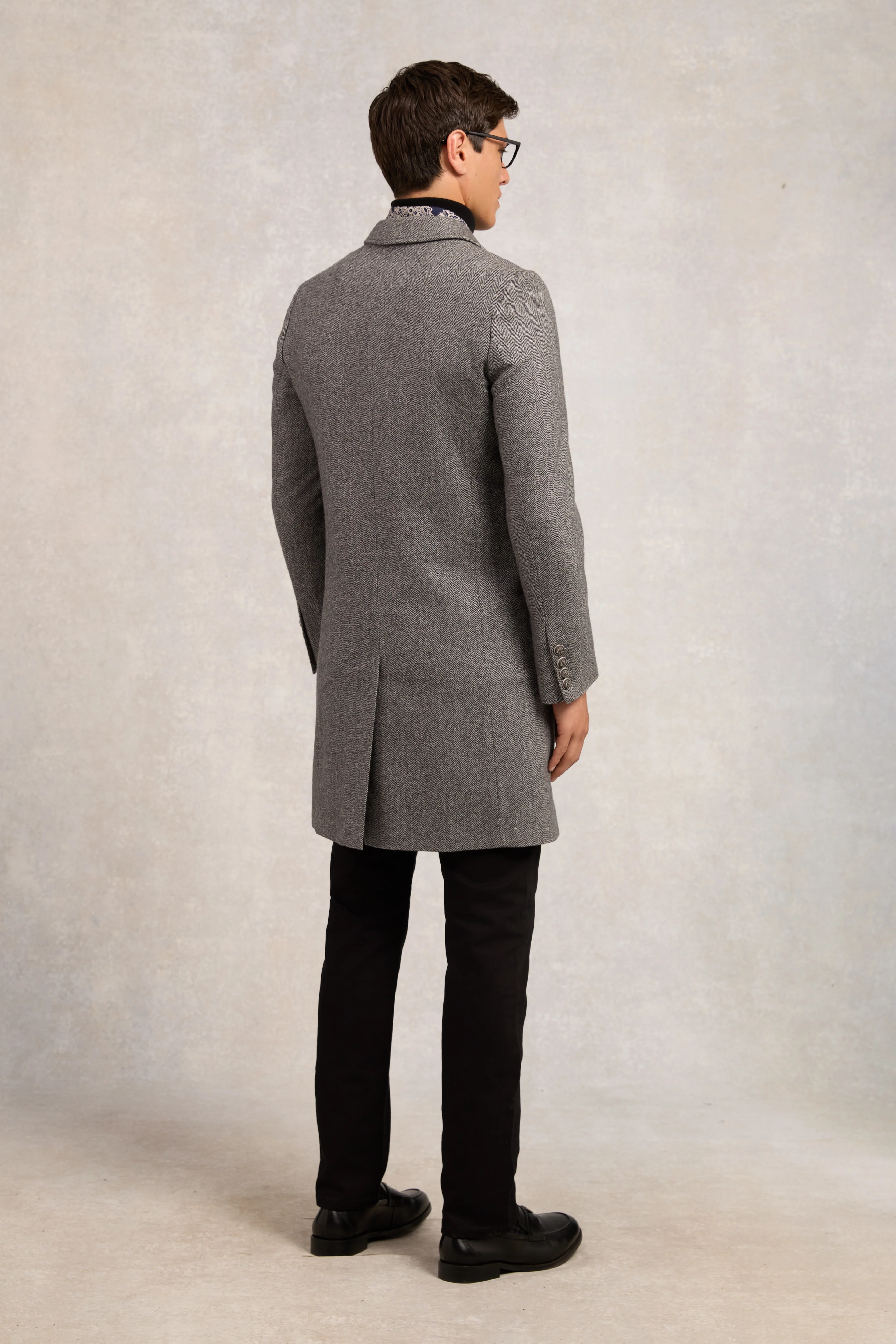 The Cheltenham Coat (Mono Herringbone) - Image 5