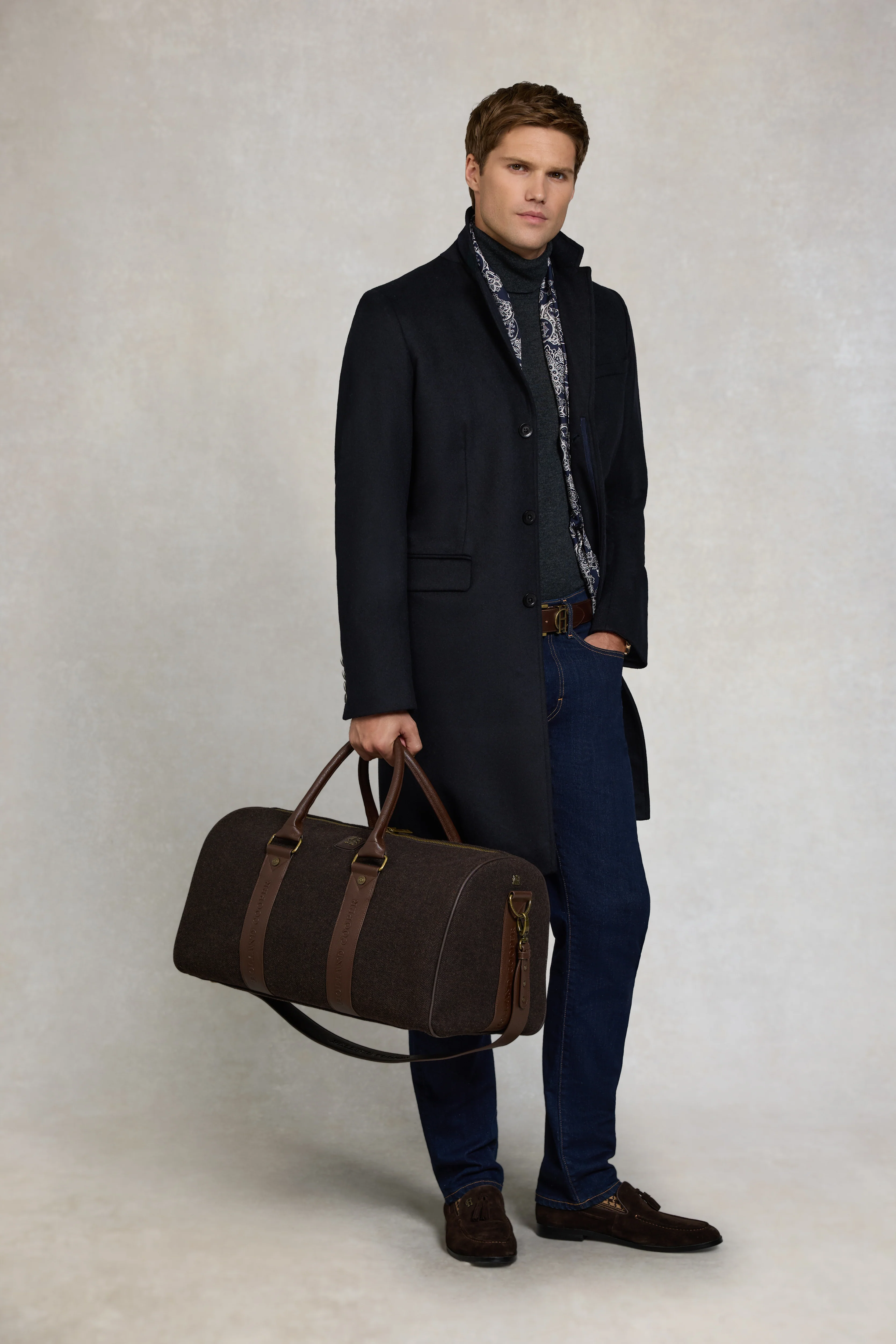 The Cheltenham Coat (Soft Navy) - Image 3