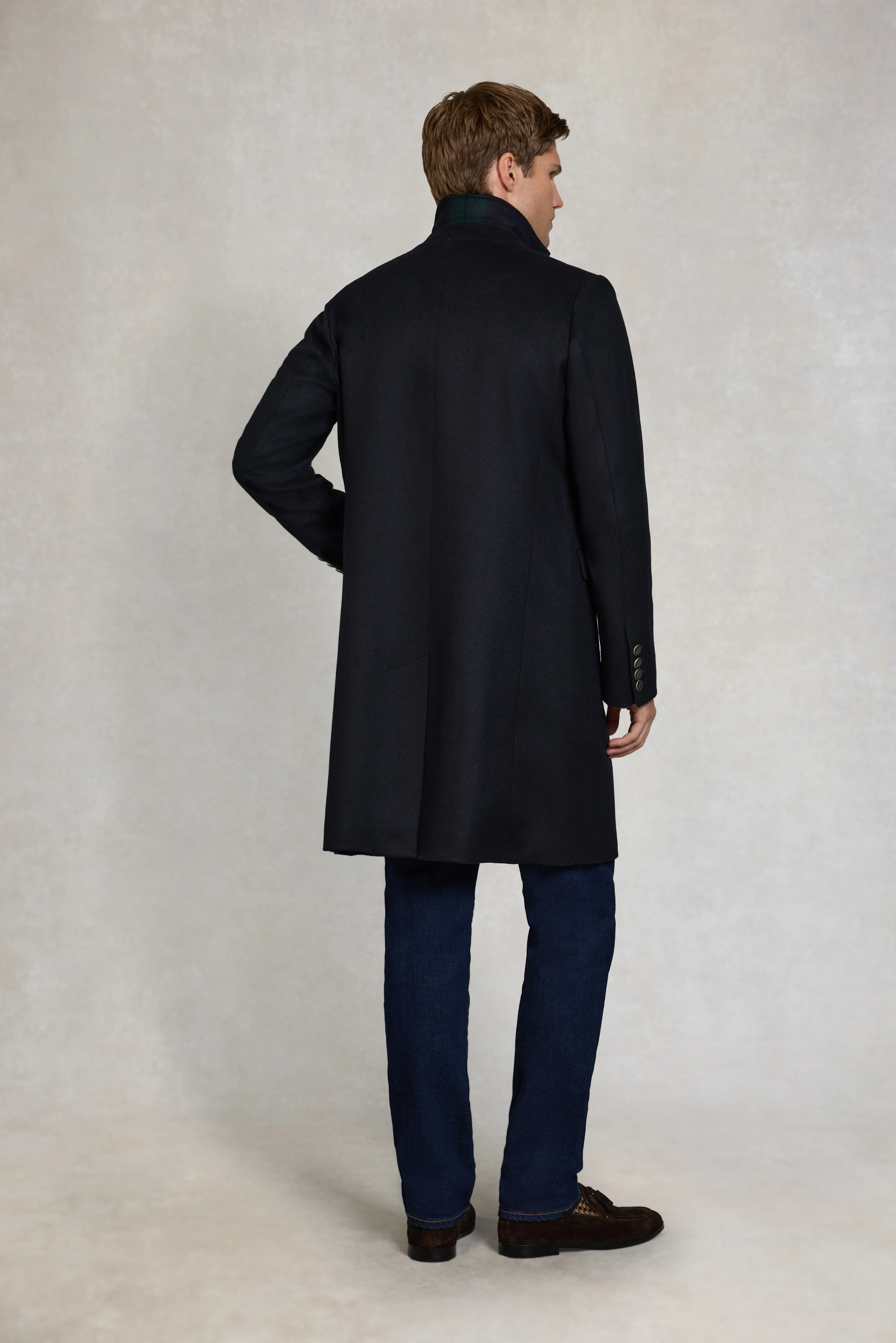The Cheltenham Coat (Soft Navy) - Image 4