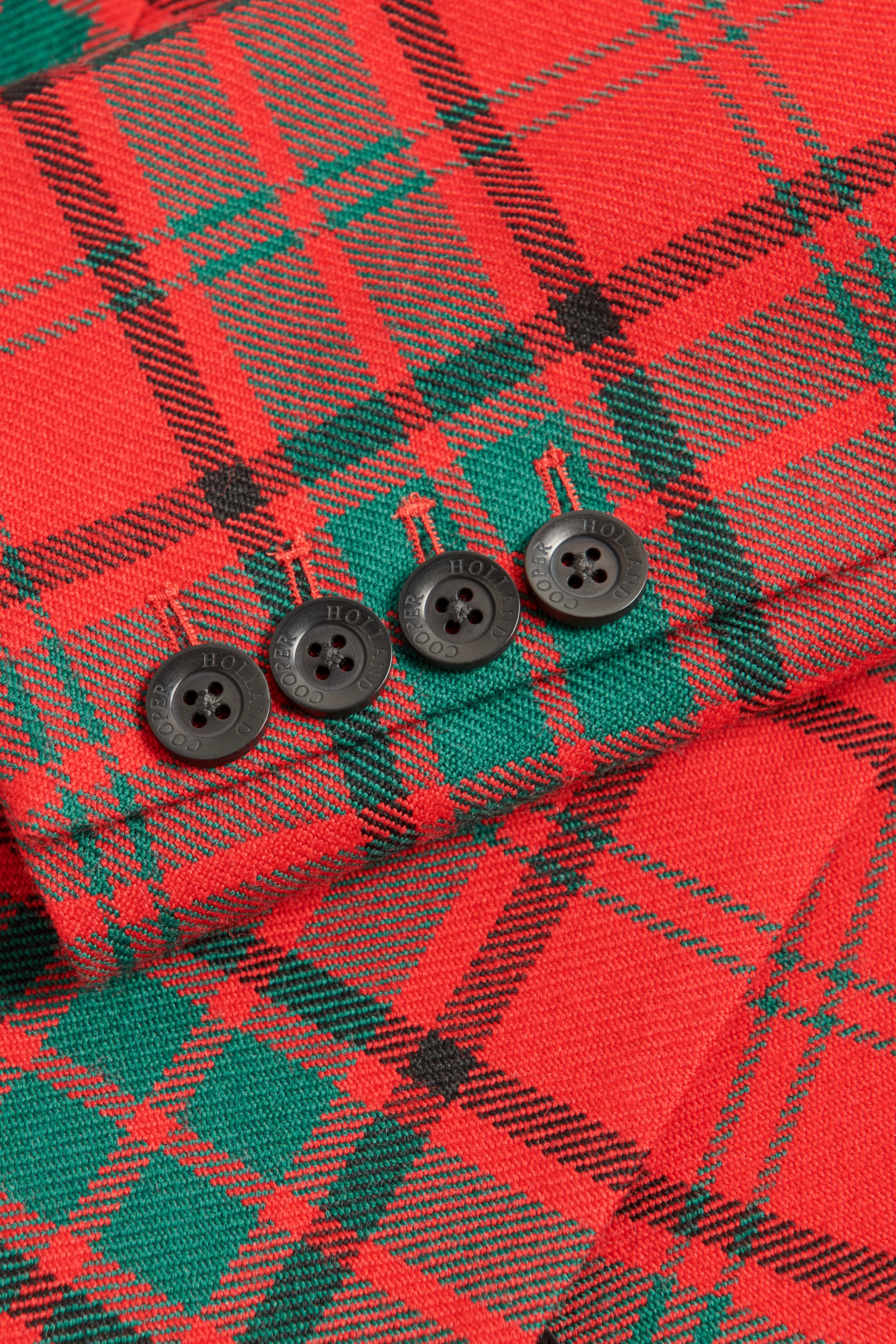 The Double Breasted Blazer (Red Tartan) - Image 7