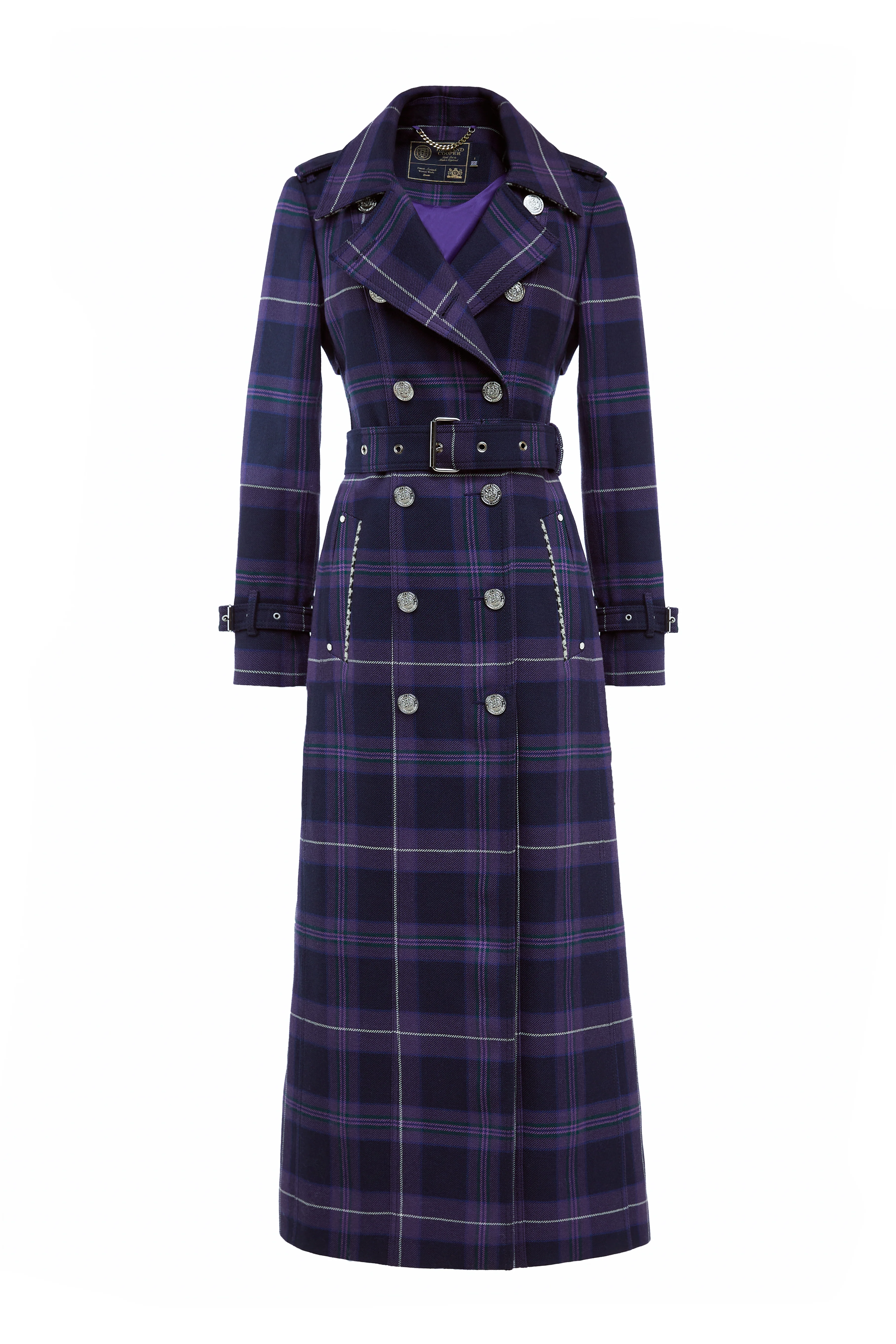 The Jubilee Trench Coat Set (Jubilee Tartan) - Image 3