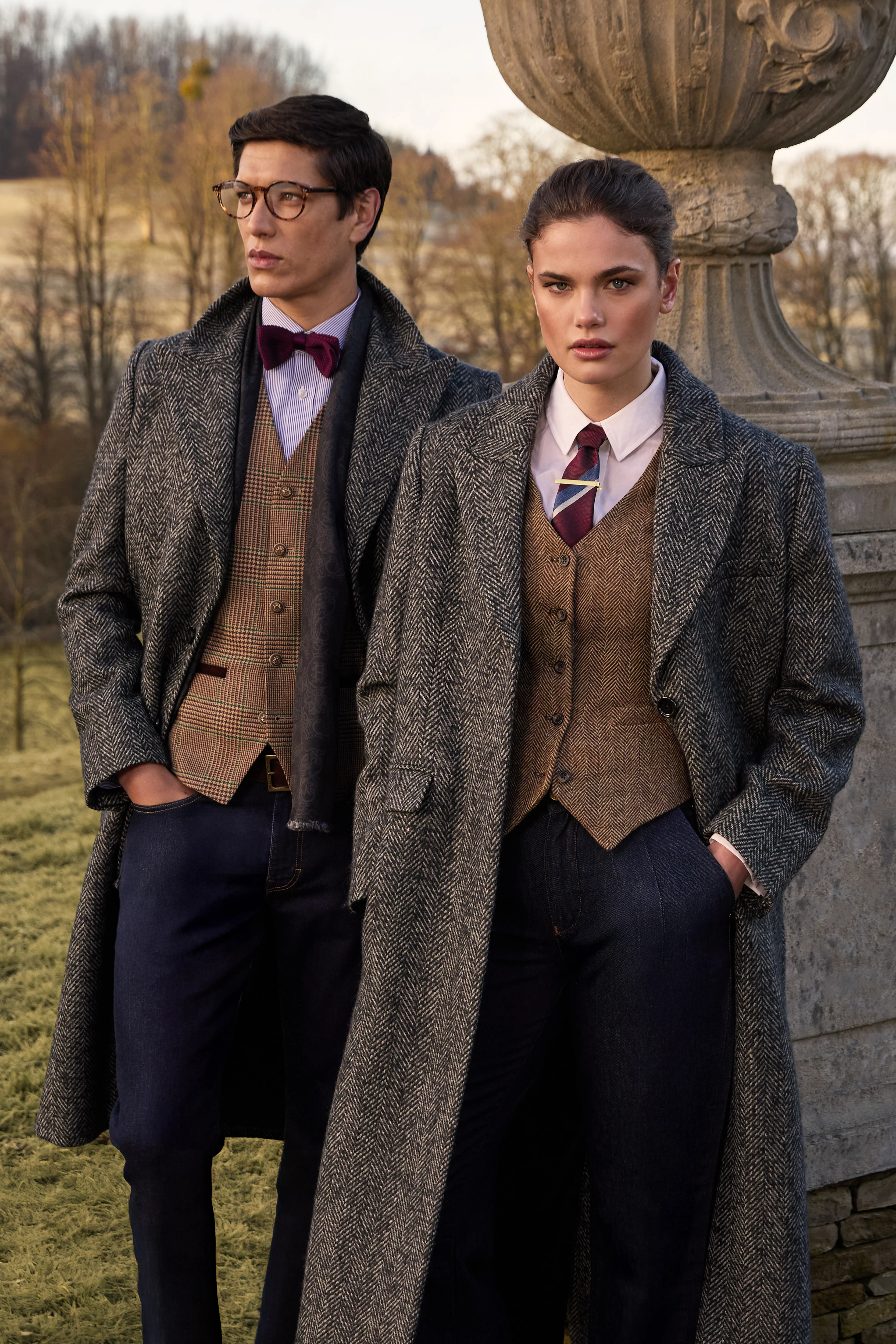 The Kelly Overcoat (Ebony Herringbone) - Image 8